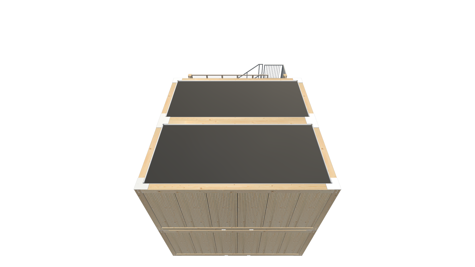 Holzmodule Woodline - PREFAB 219 - Screenshot - Schräg Oben