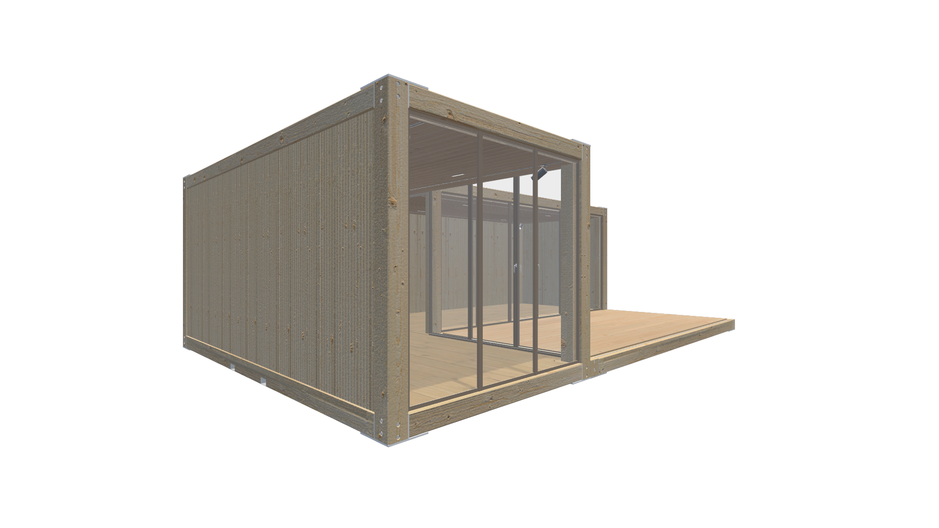 Holzmodule Woodline - PREFAB 214 - Vorne Links Holzmodule Woodline - PREFAB 214 - Screenshot - Vorne Links