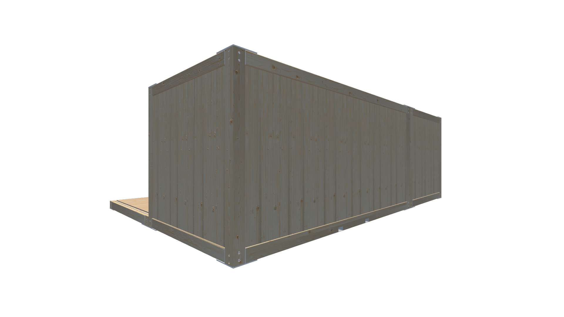 Holzmodule Woodline - PREFAB 214 - Hinten Rechts Holzmodule Woodline - PREFAB 214 - Screenshot - Hinten Rechts