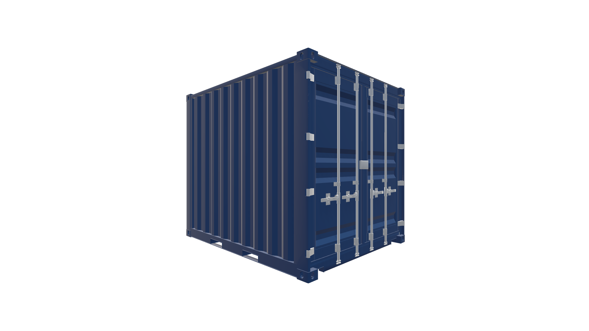 Seecontainer 10 Fuß Container - Screenshot - Vorne Links