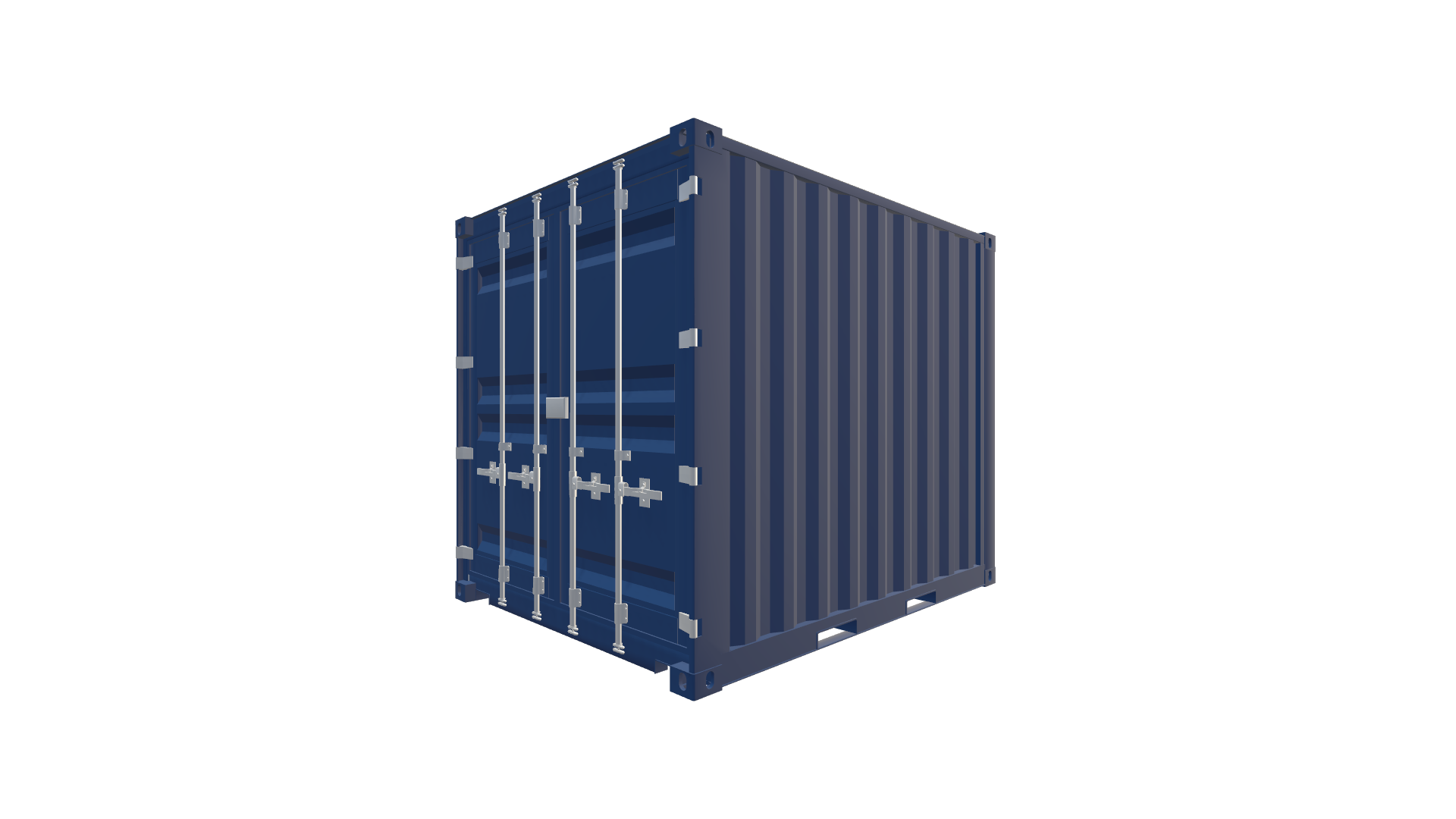 Seecontainer 10 Fuß Container - Screenshot - Vorne Rechts