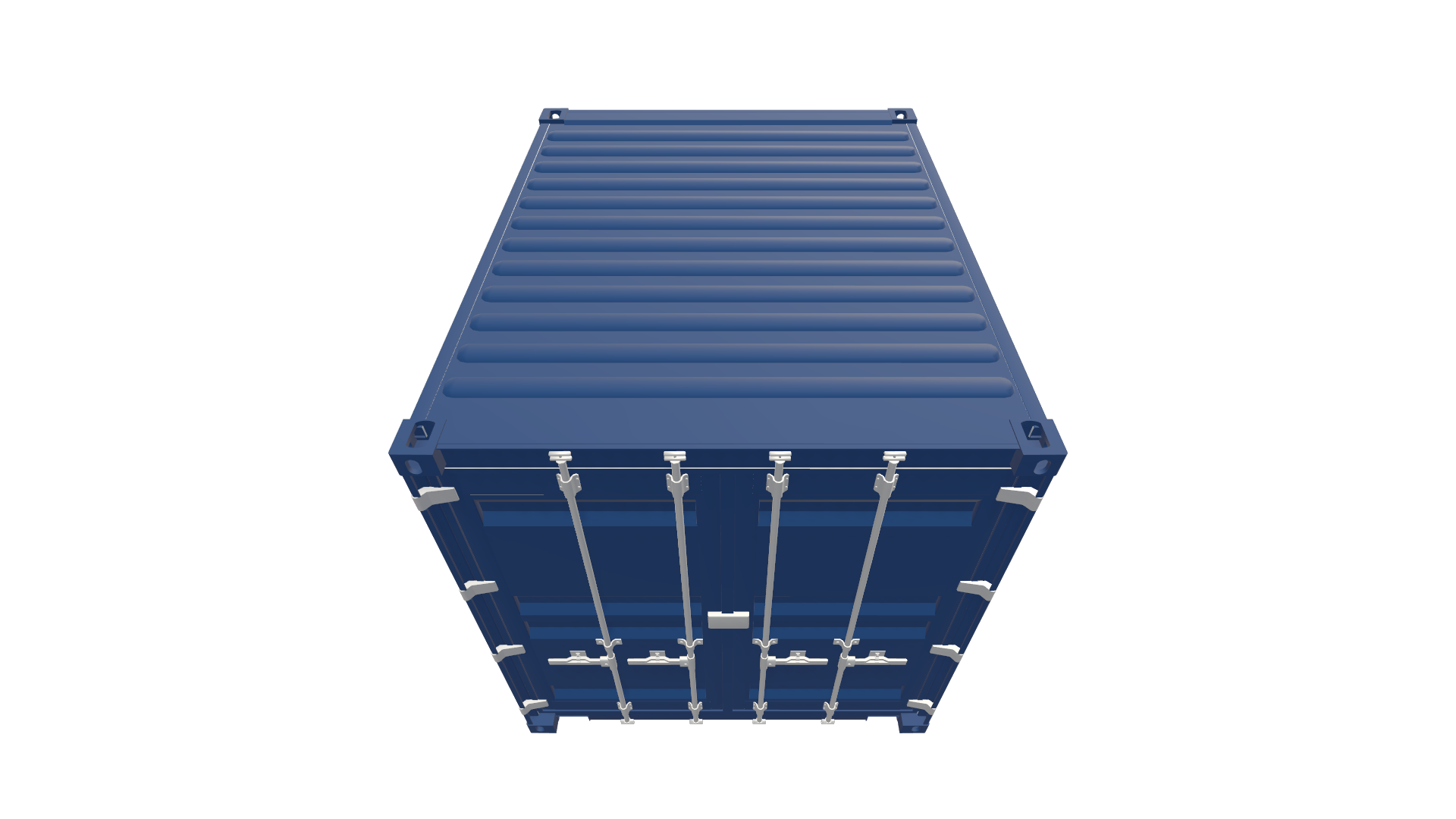 Seecontainer 10 Fuß Container - Schräg Oben Seecontainer 10 Fuß Container - Screenshot - Schräg Oben