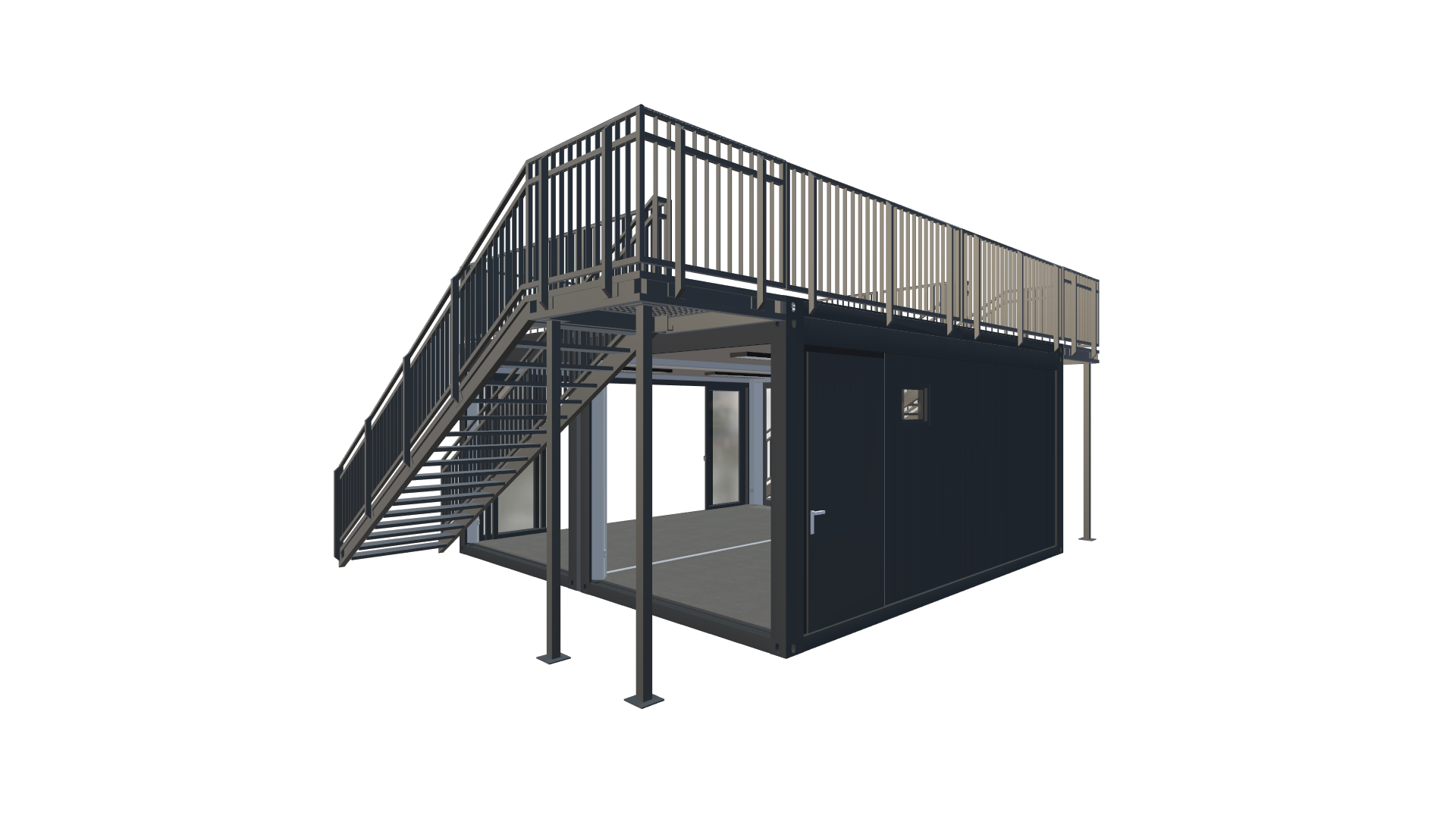 Eventcontainer Vario-Line | PREFAB 56 - Hinten Links Eventcontainer Vario-Line | PREFAB 56 - Screenshot - Hinten Links