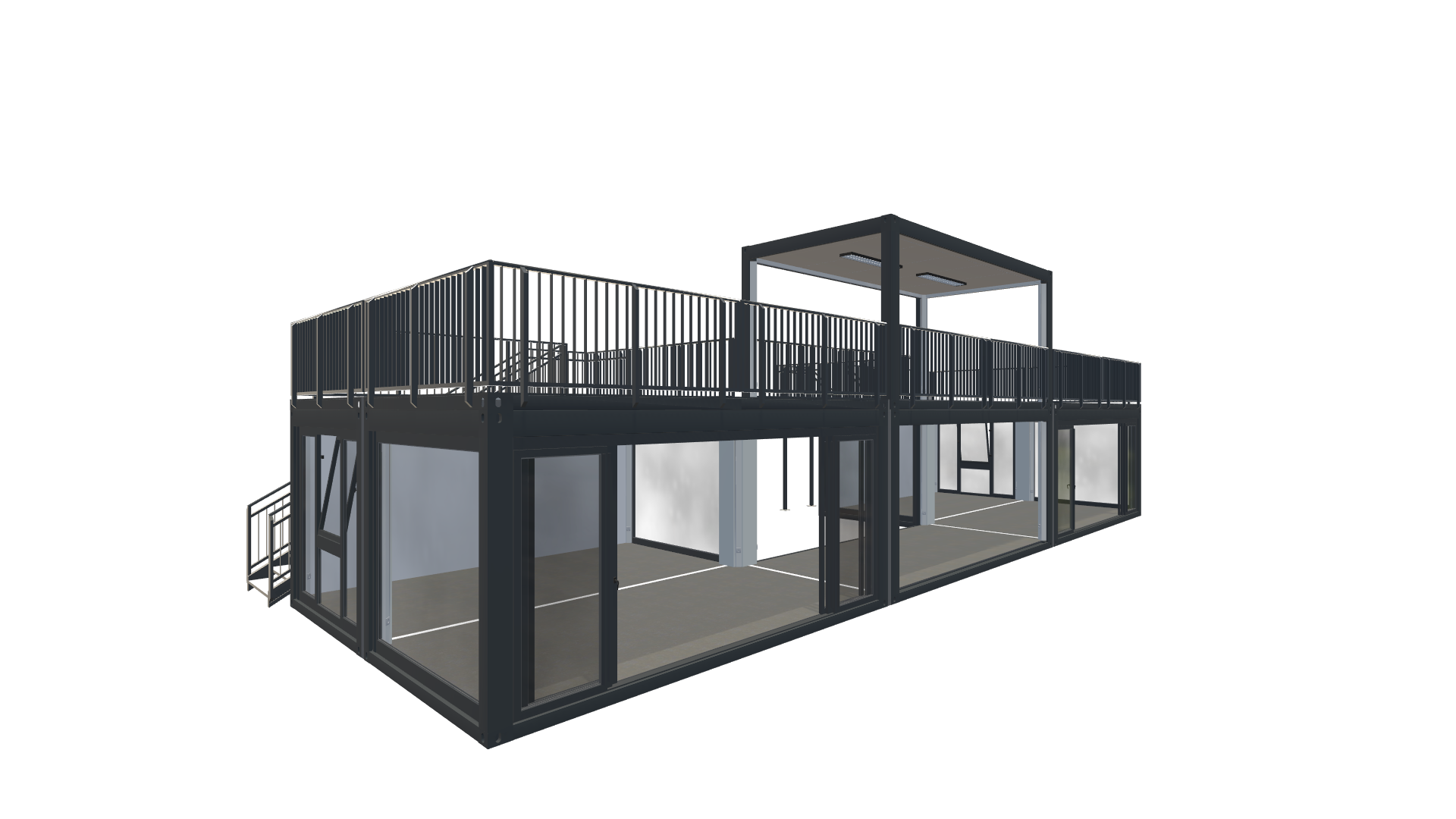 Eventcontainer Vario-Line | PREFAB 79 - Screenshot - Vorne Links