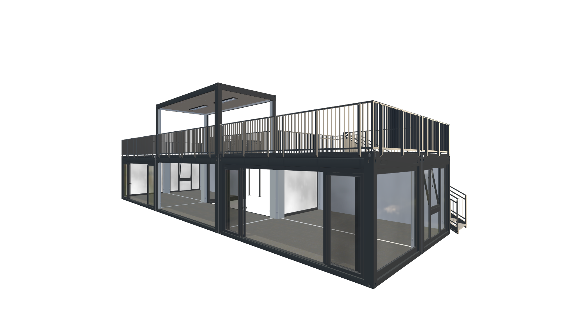 Eventcontainer Vario-Line | PREFAB 79 - Screenshot - Vorne Rechts