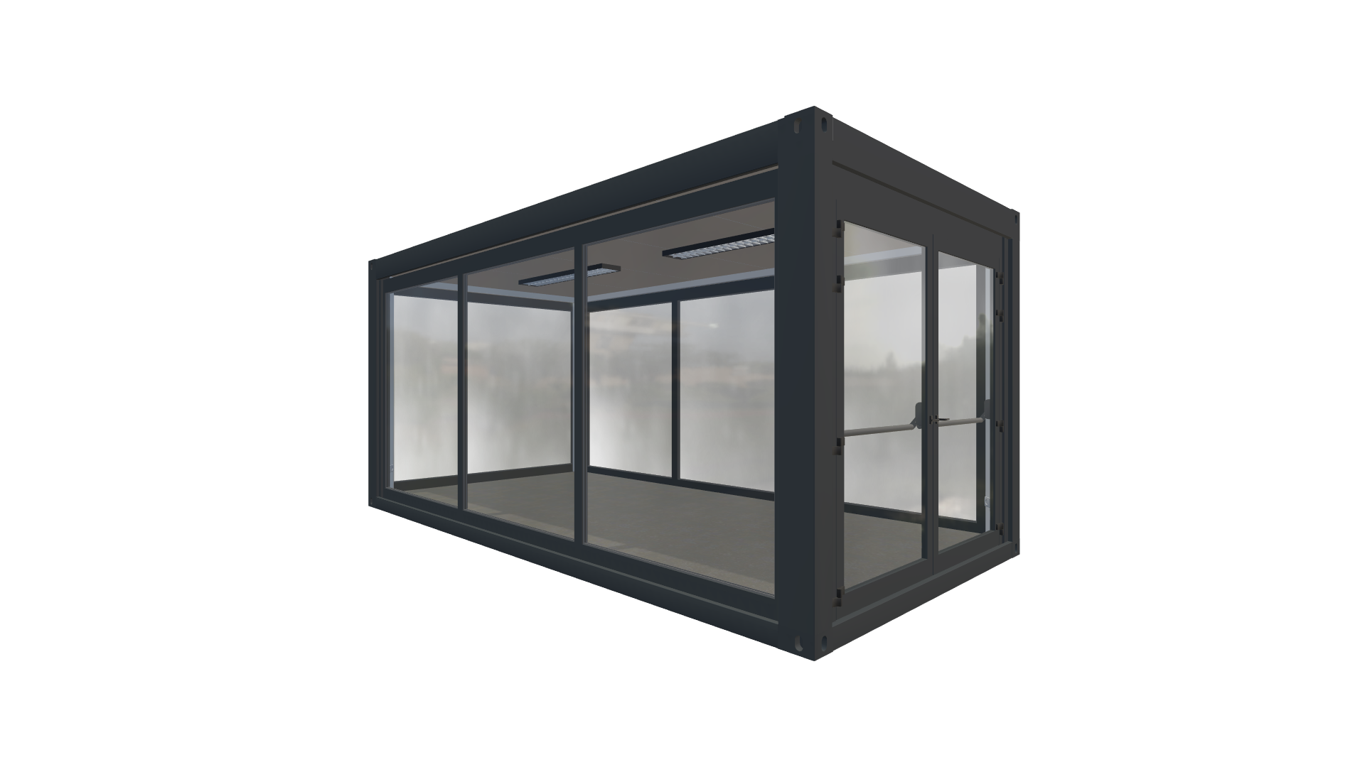 Eventcontainer Vario-Line | PREFAB 14 - Vorne Rechts Eventcontainer Vario-Line | PREFAB 14 - Screenshot - Vorne Rechts