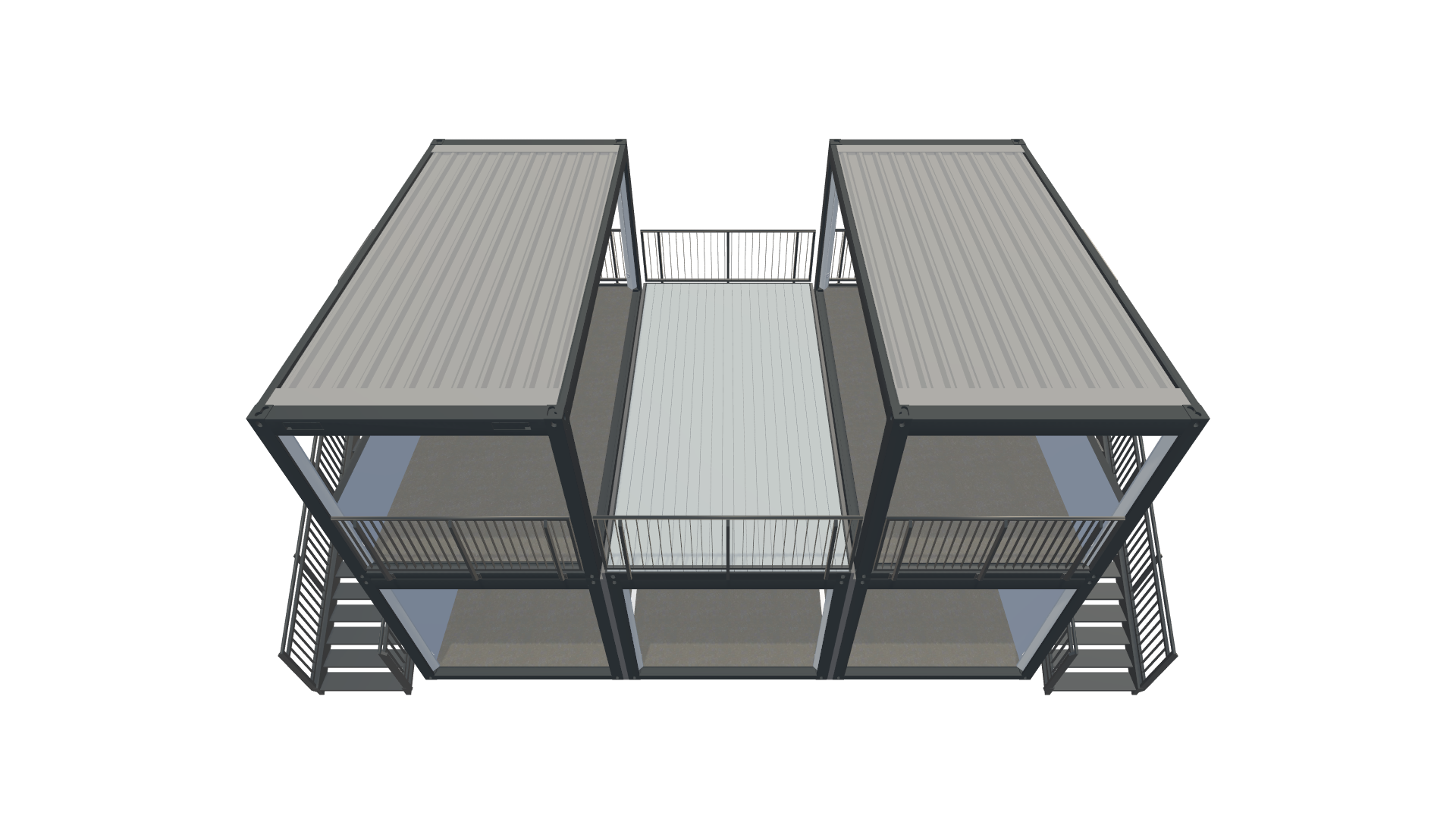 Eventcontainer Vario-Line | PREFAB 27 - Screenshot - Schräg Oben