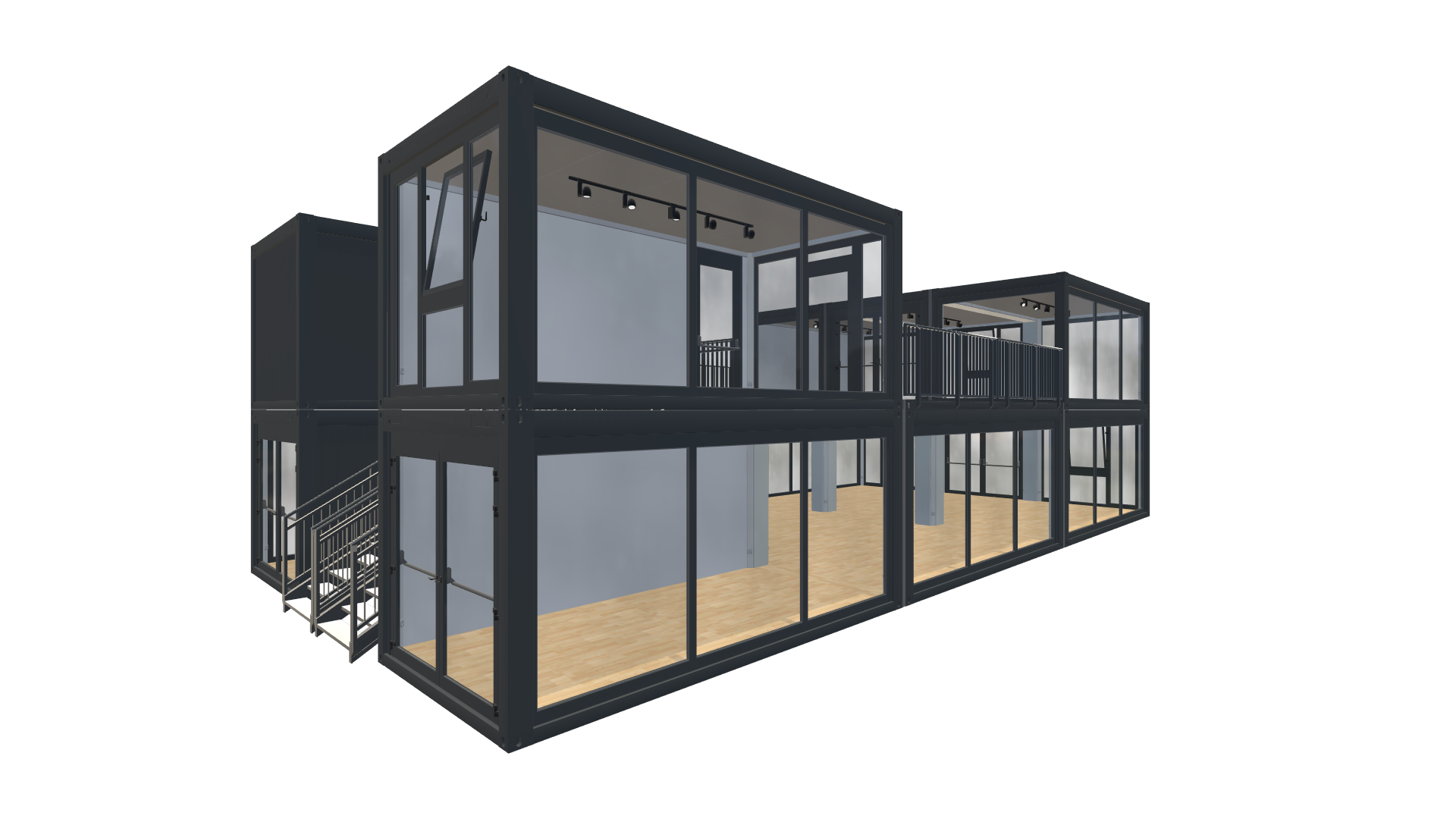 Eventcontainer Vario-Line | PREFAB 30 - Vorne Links Eventcontainer Vario-Line | PREFAB 30 - Screenshot - Vorne Links