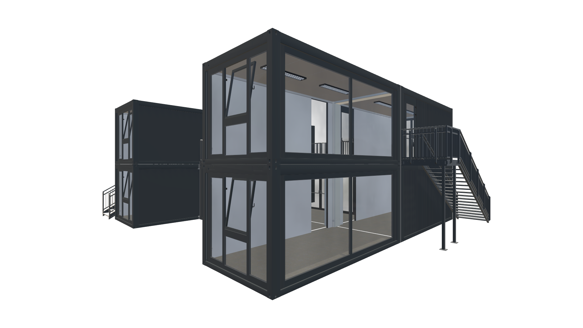 Eventcontainer Vario-Line | PREFAB 70 - Vorne Links Eventcontainer Vario-Line | PREFAB 70 - Screenshot - Vorne Links