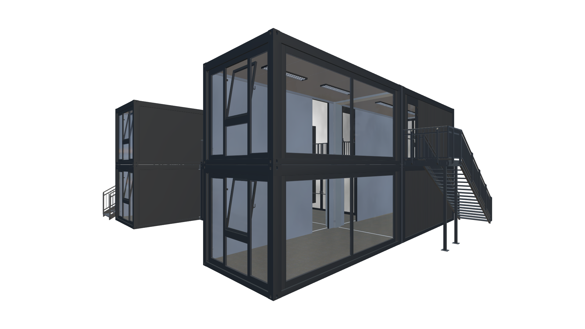 Eventcontainer Vario-Line | PREFAB 70 - Screenshot - Hinten Rechts