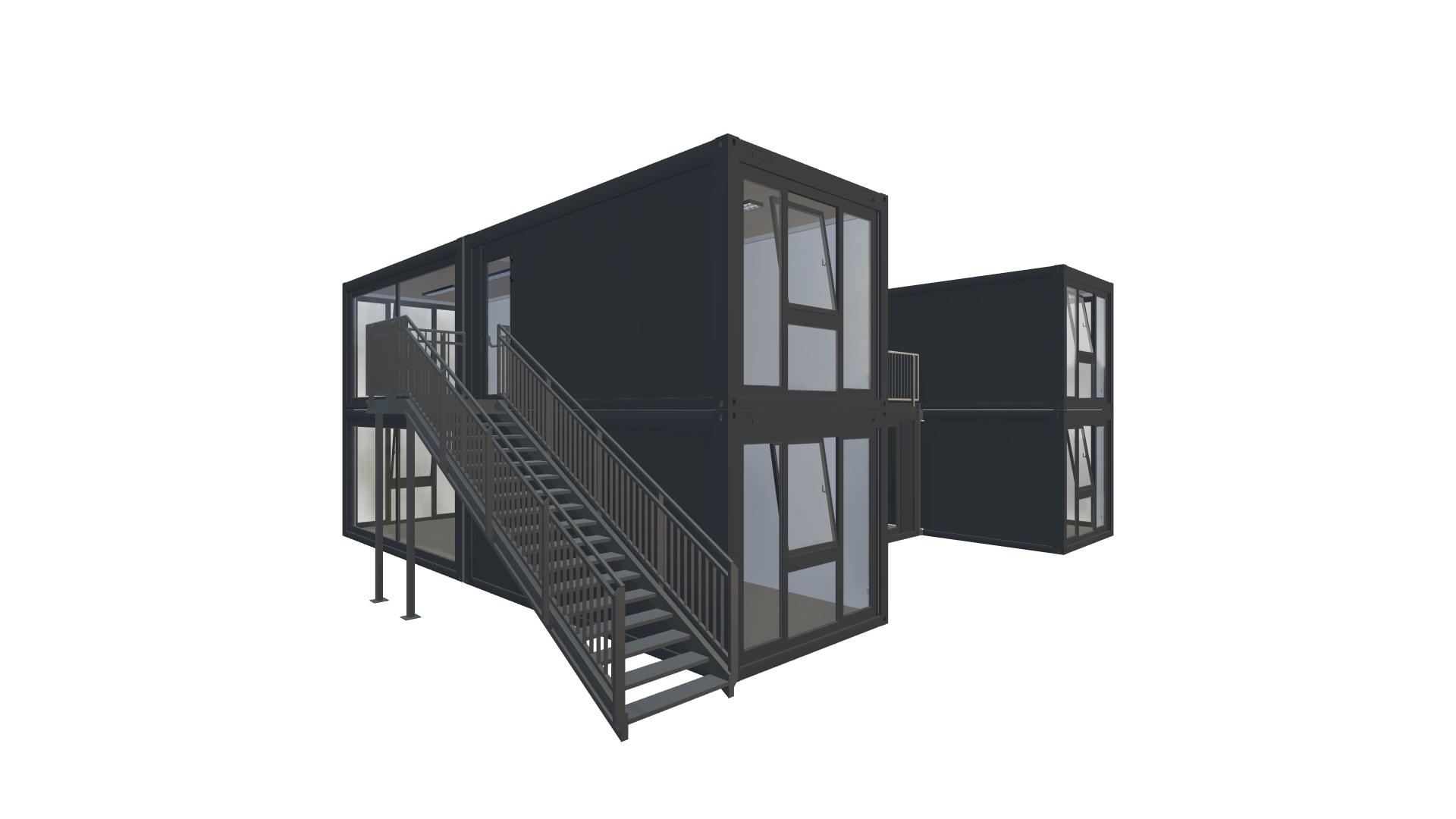 Eventcontainer Vario-Line | PREFAB 70 - Vorne Rechts Eventcontainer Vario-Line | PREFAB 70 - Screenshot - Vorne Rechts