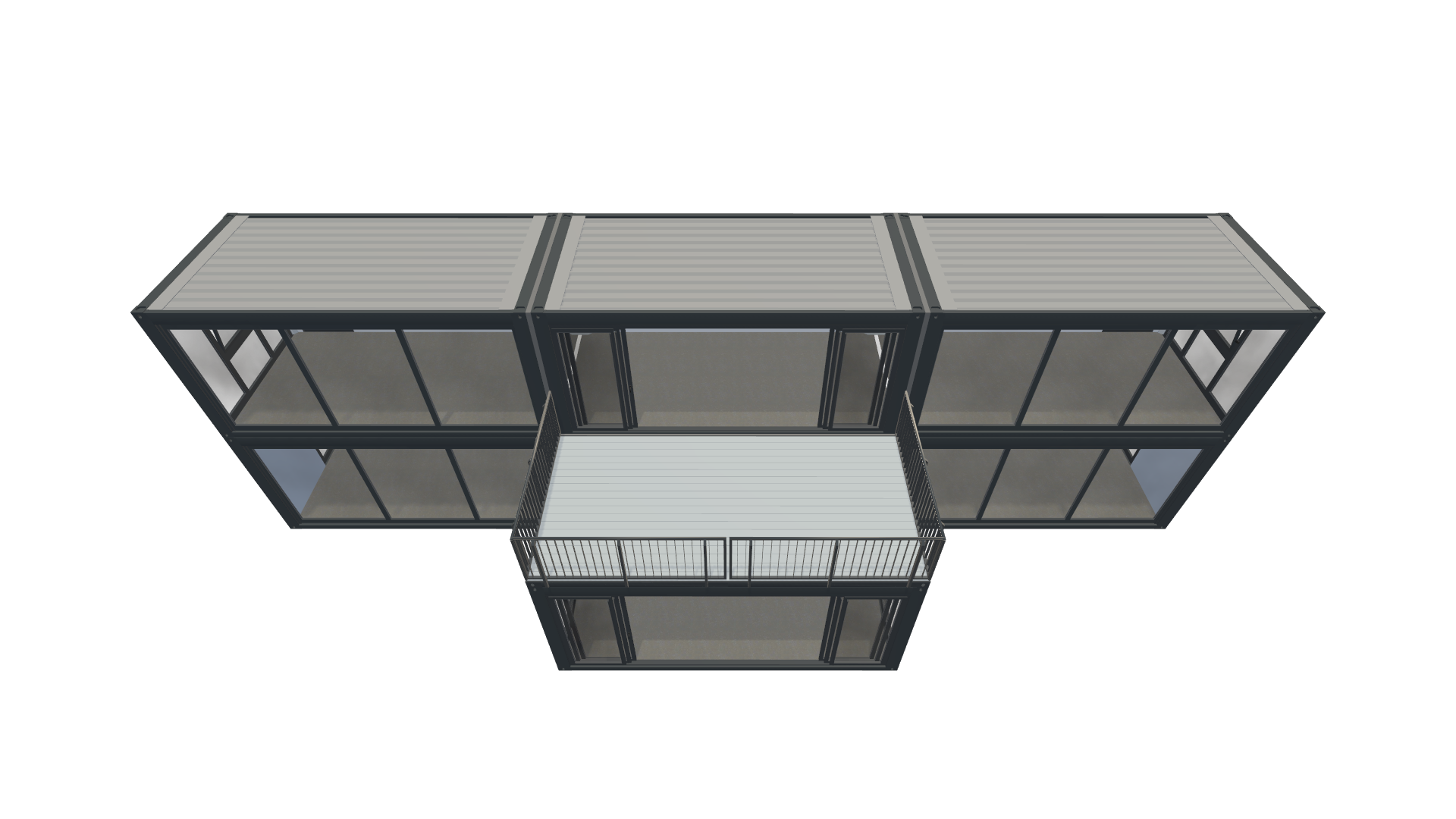 Eventcontainer Vario-Line | PREFAB 28 - Screenshot - Schräg Oben