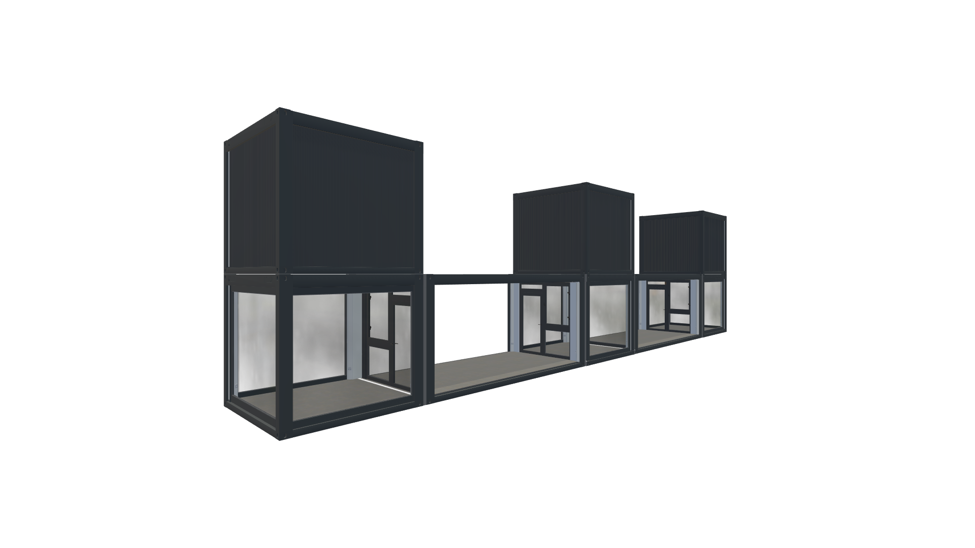 Eventcontainer Vario-Line | PREFAB 81 - Vorne Links Eventcontainer Vario-Line | PREFAB 81 - Screenshot - Vorne Links