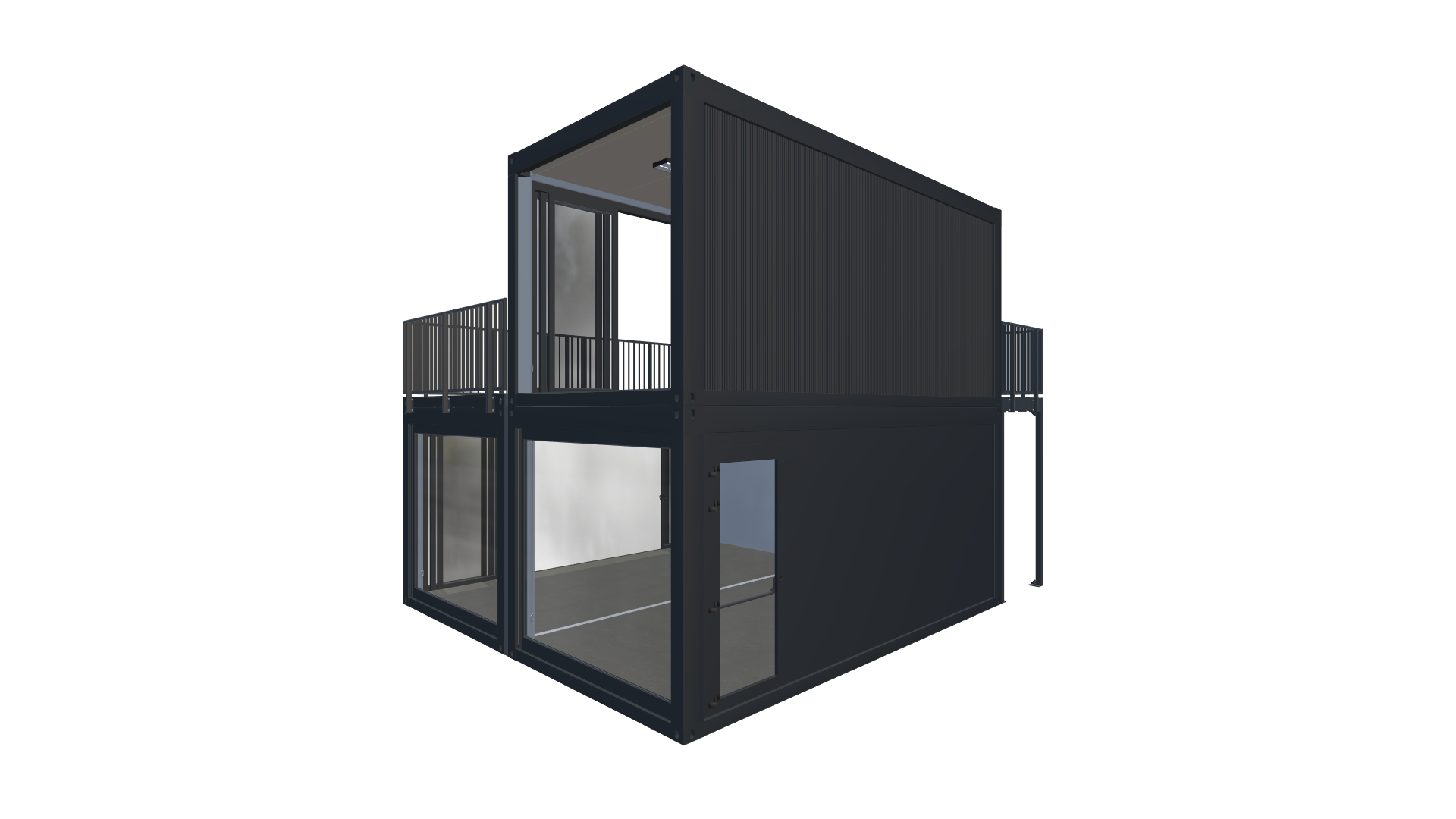 Eventcontainer Vario-Line | PREFAB 67 - Screenshot - Hinten Rechts