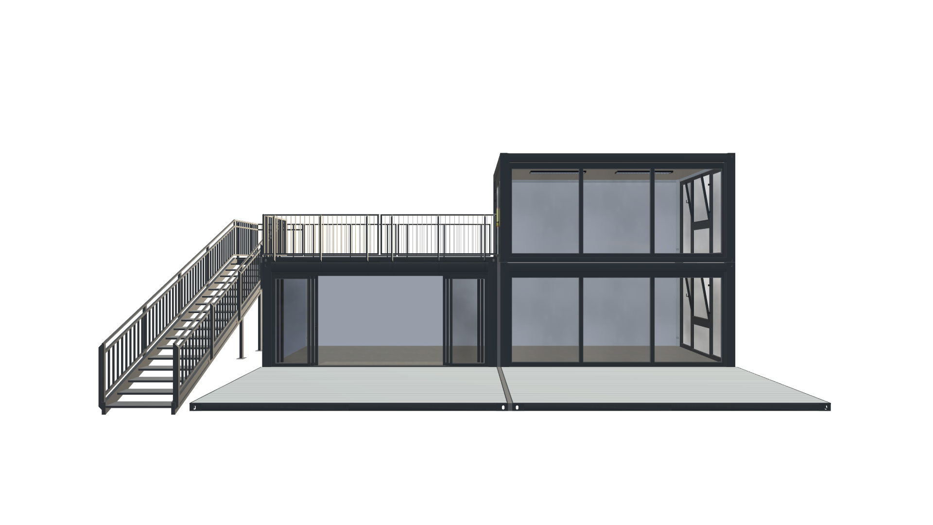 Eventcontainer Vario-Line | PREFAB 72 - Frontal Eventcontainer Vario-Line | PREFAB 72 - Screenshot - Frontal