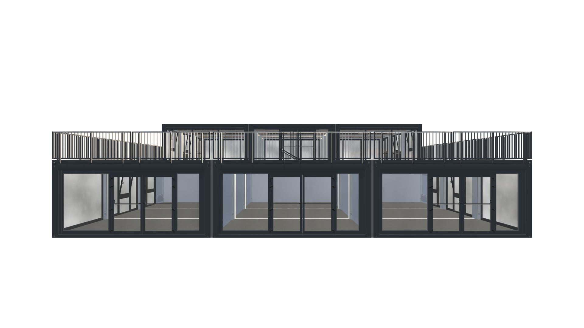 Eventcontainer Vario-Line | PREFAB 36 - Frontal Eventcontainer Vario-Line | PREFAB 36 - Screenshot - Frontal