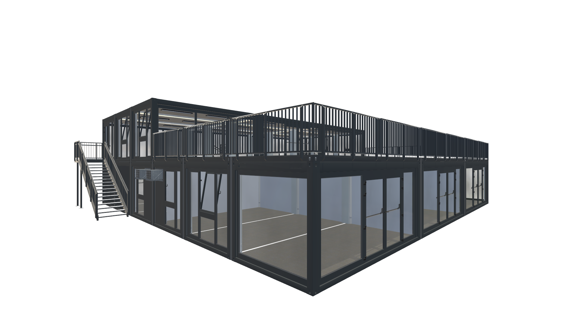 Eventcontainer Vario-Line | PREFAB 36 - Screenshot - Vorne Links