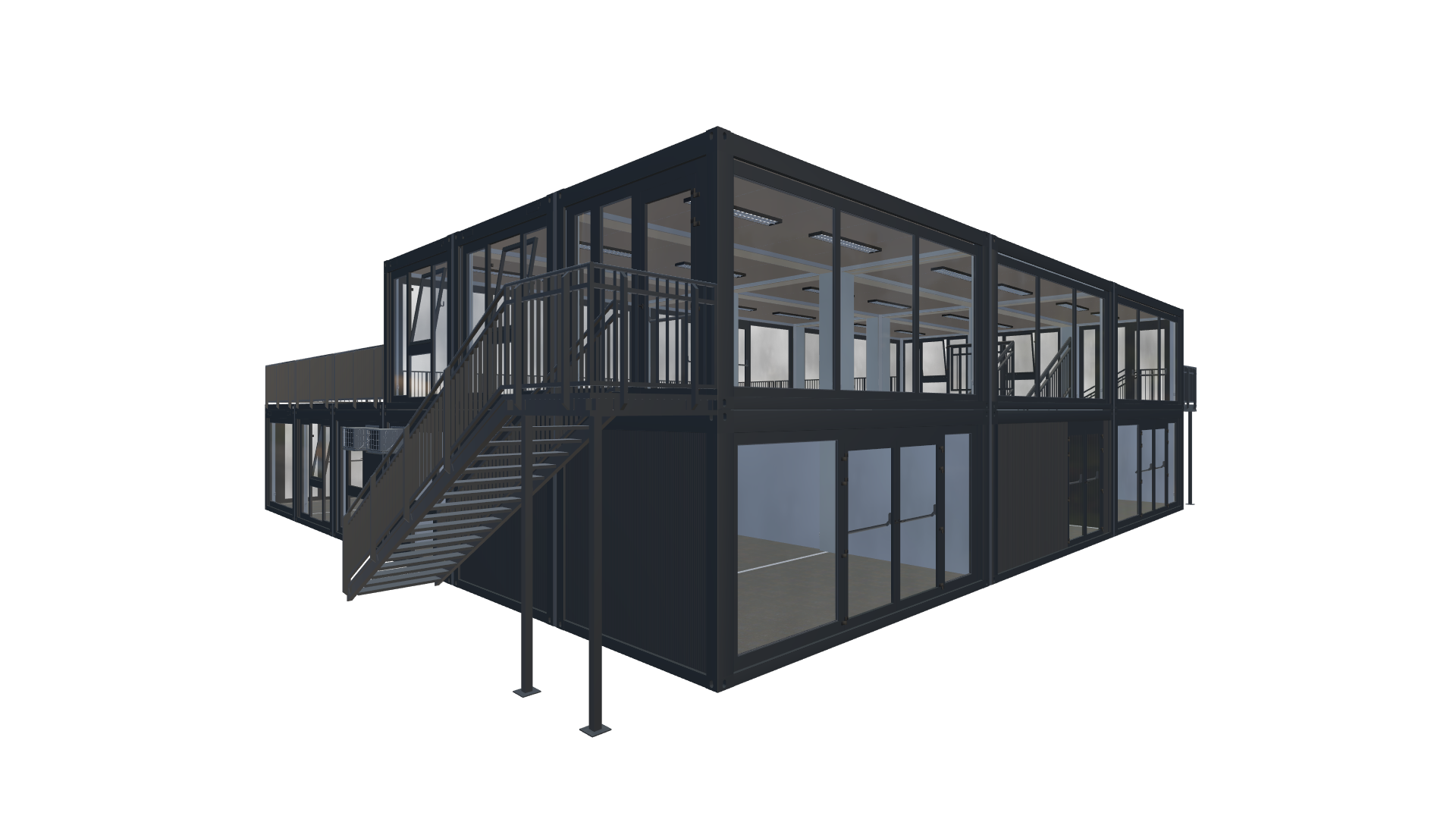 Eventcontainer Vario-Line | PREFAB 36 - Hinten Rechts Eventcontainer Vario-Line | PREFAB 36 - Screenshot - Hinten Rechts