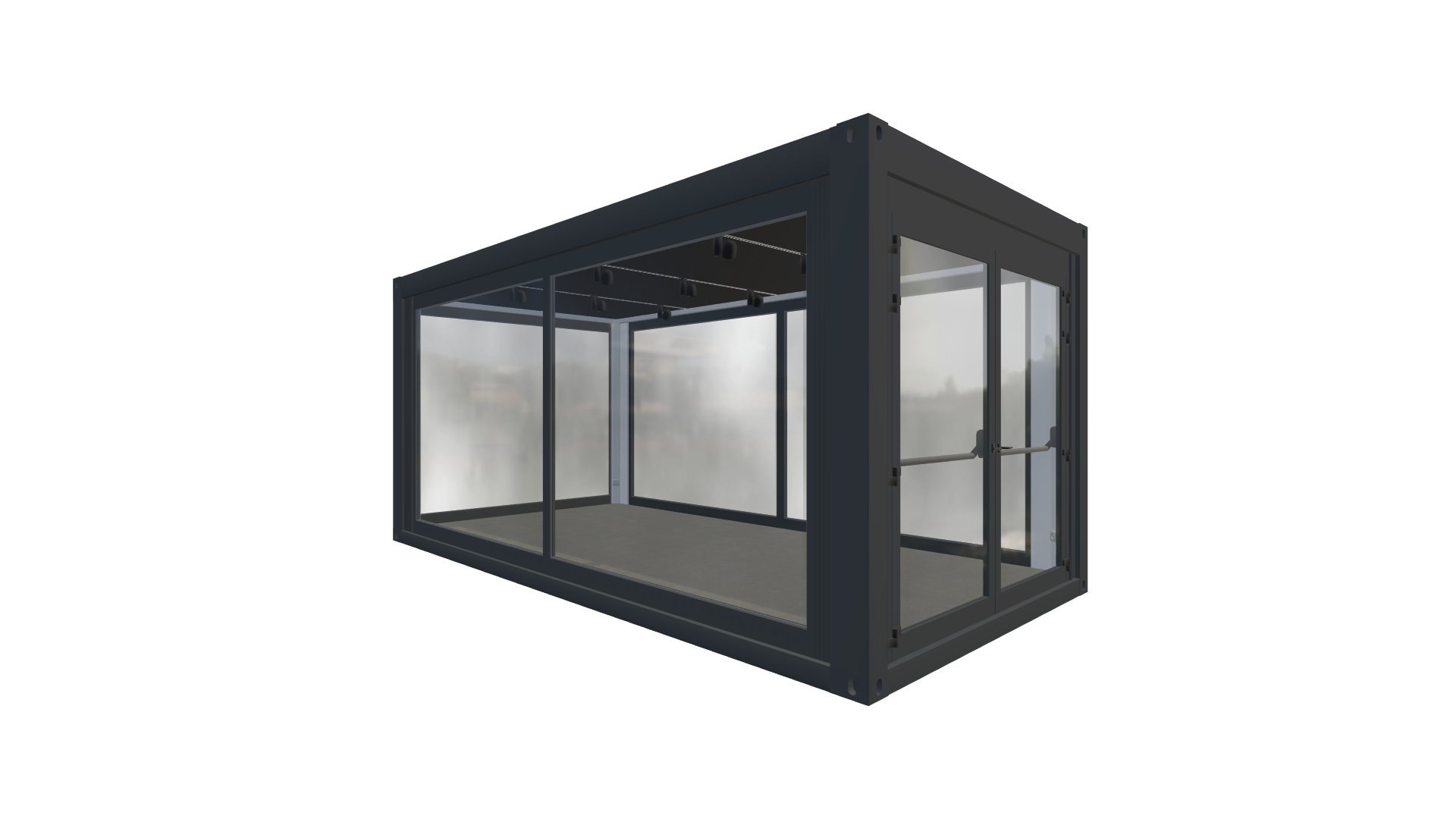 Eventcontainer Vario-Line | PREFAB 15 - Vorne Rechts Eventcontainer Vario-Line | PREFAB 15 - Screenshot - Vorne Rechts