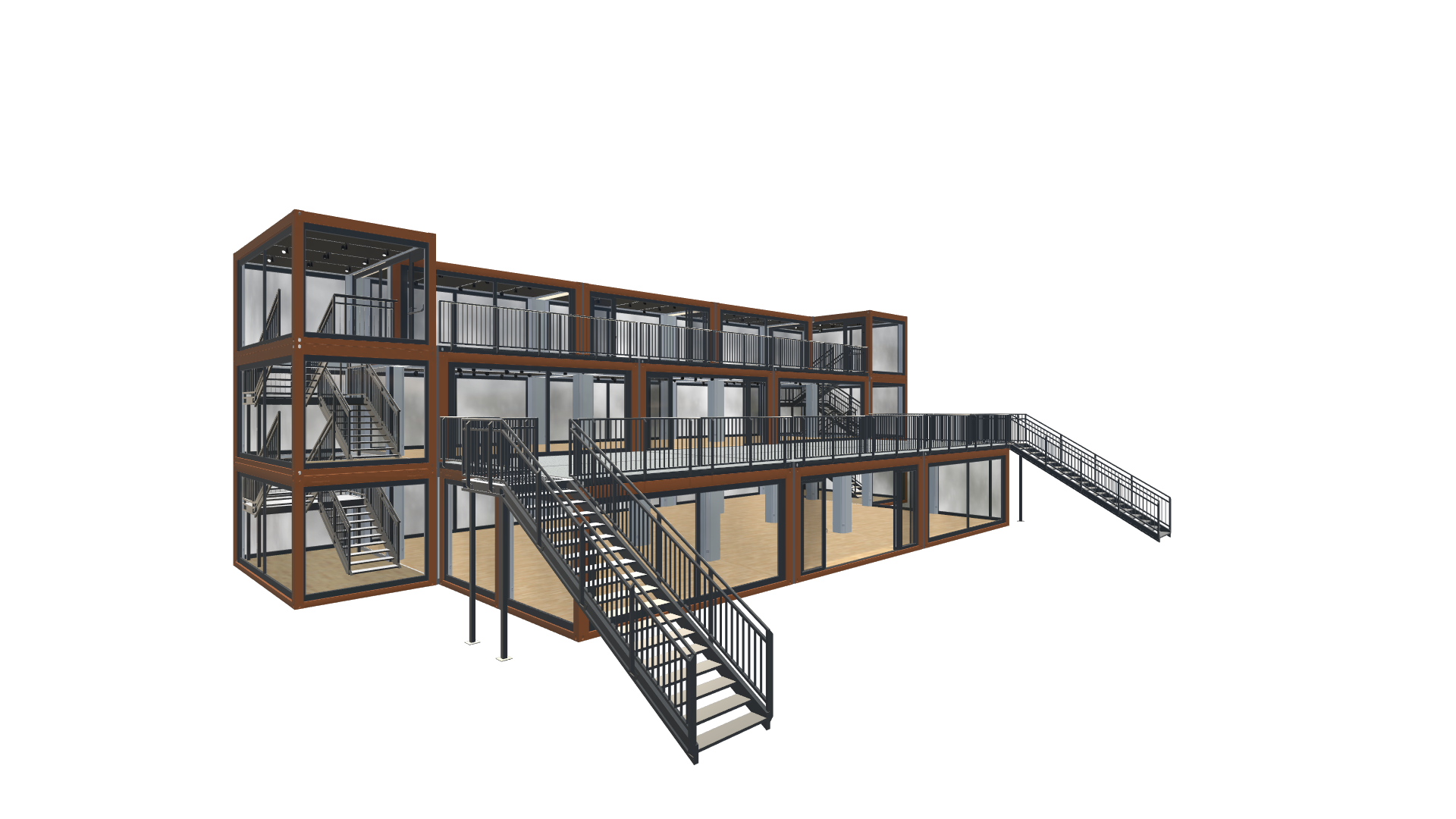 Eventcontainer Vario-Line | PREFAB 89 - Vorne Links Eventcontainer Vario-Line | PREFAB 89 - Screenshot - Vorne Links