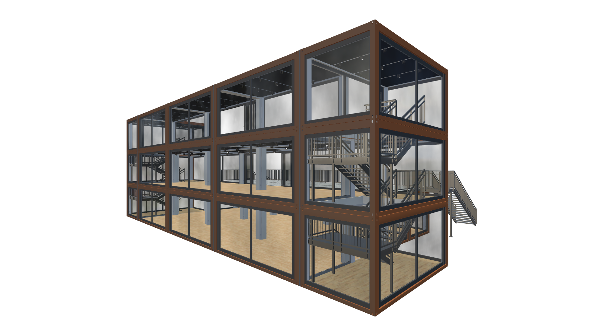 Eventcontainer Vario-Line | PREFAB 89 - Hinten Links Eventcontainer Vario-Line | PREFAB 89 - Screenshot - Hinten Links