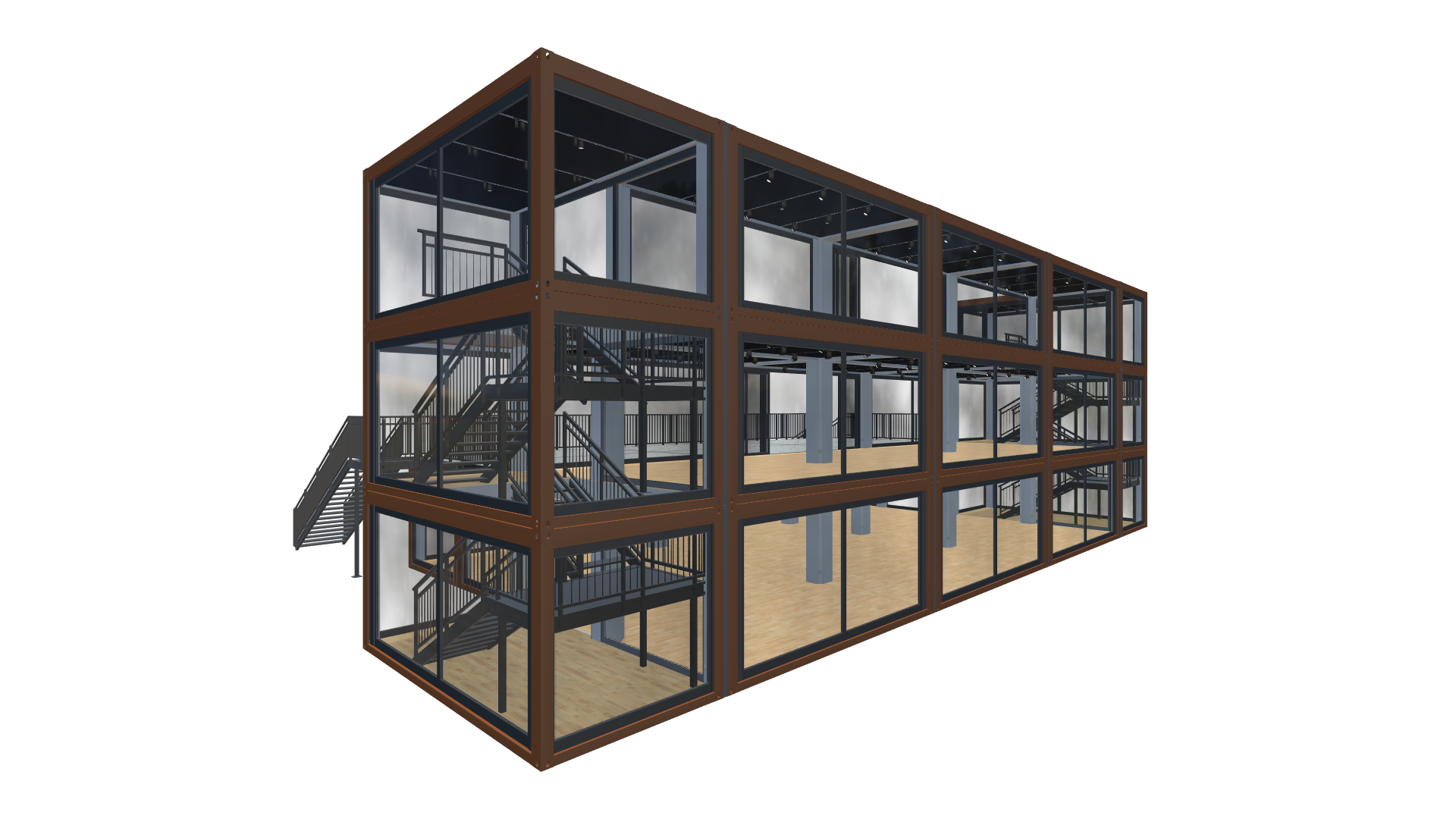 Eventcontainer Vario-Line | PREFAB 89 - Screenshot - Hinten Rechts