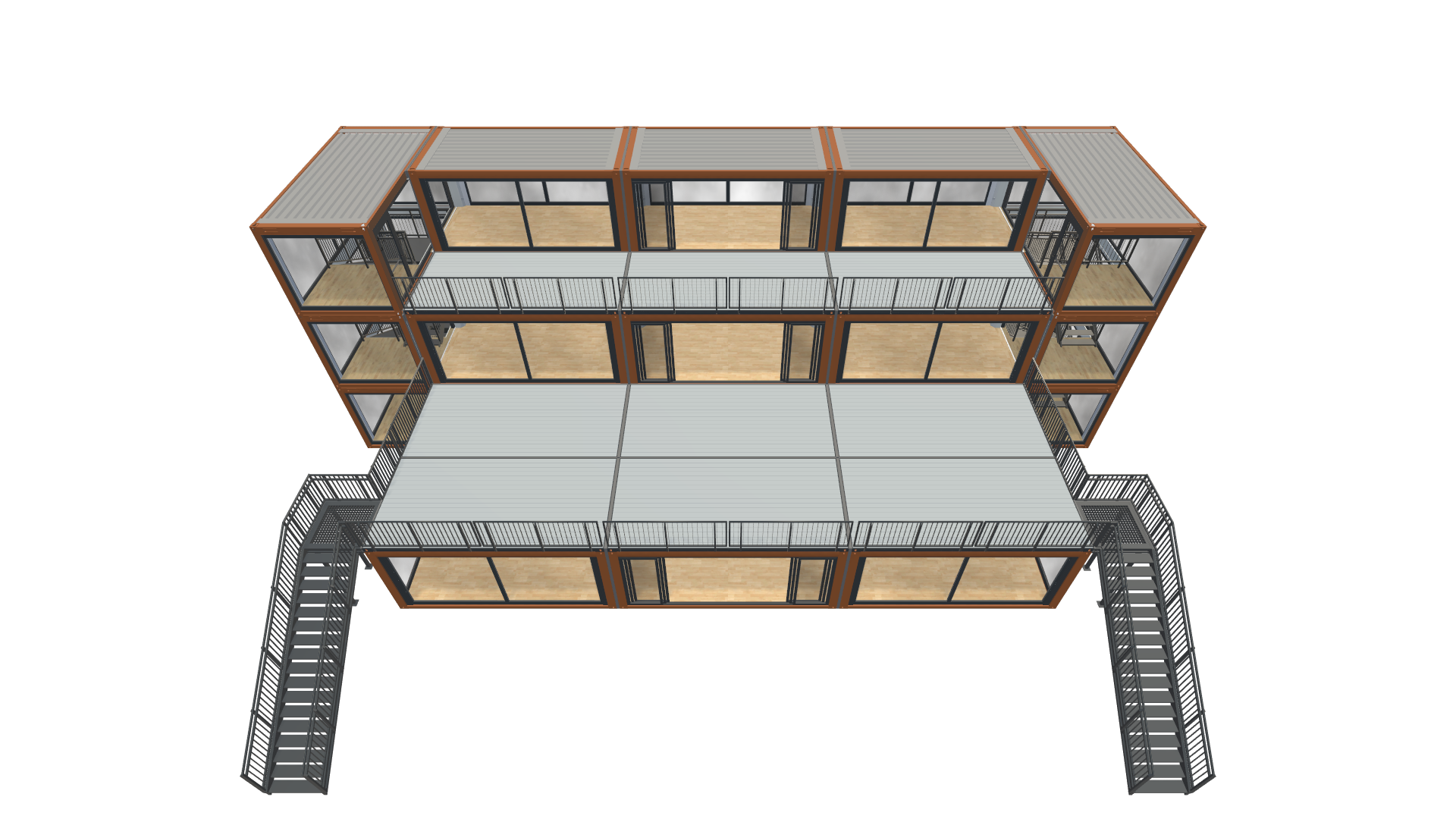 Eventcontainer Vario-Line | PREFAB 89 - Screenshot - Schräg Oben