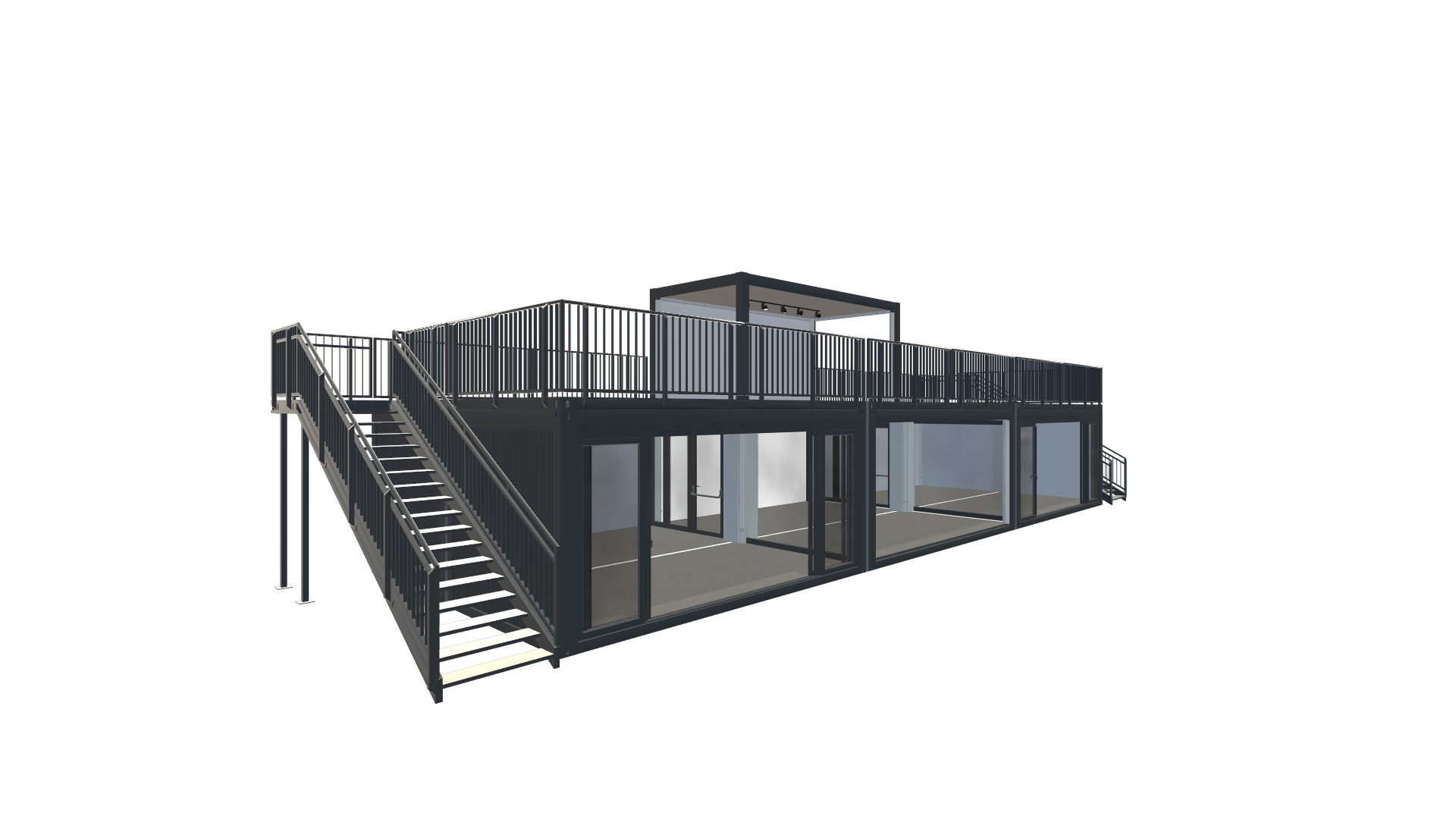 Eventcontainer Vario-Line | PREFAB 26 - Vorne Links Eventcontainer Vario-Line | PREFAB 26 - Screenshot - Vorne Links