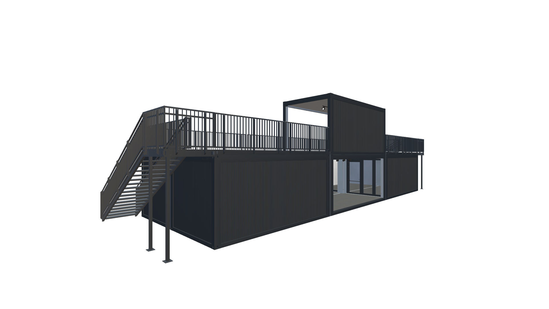 Eventcontainer Vario-Line | PREFAB 26 - Screenshot - Hinten Rechts