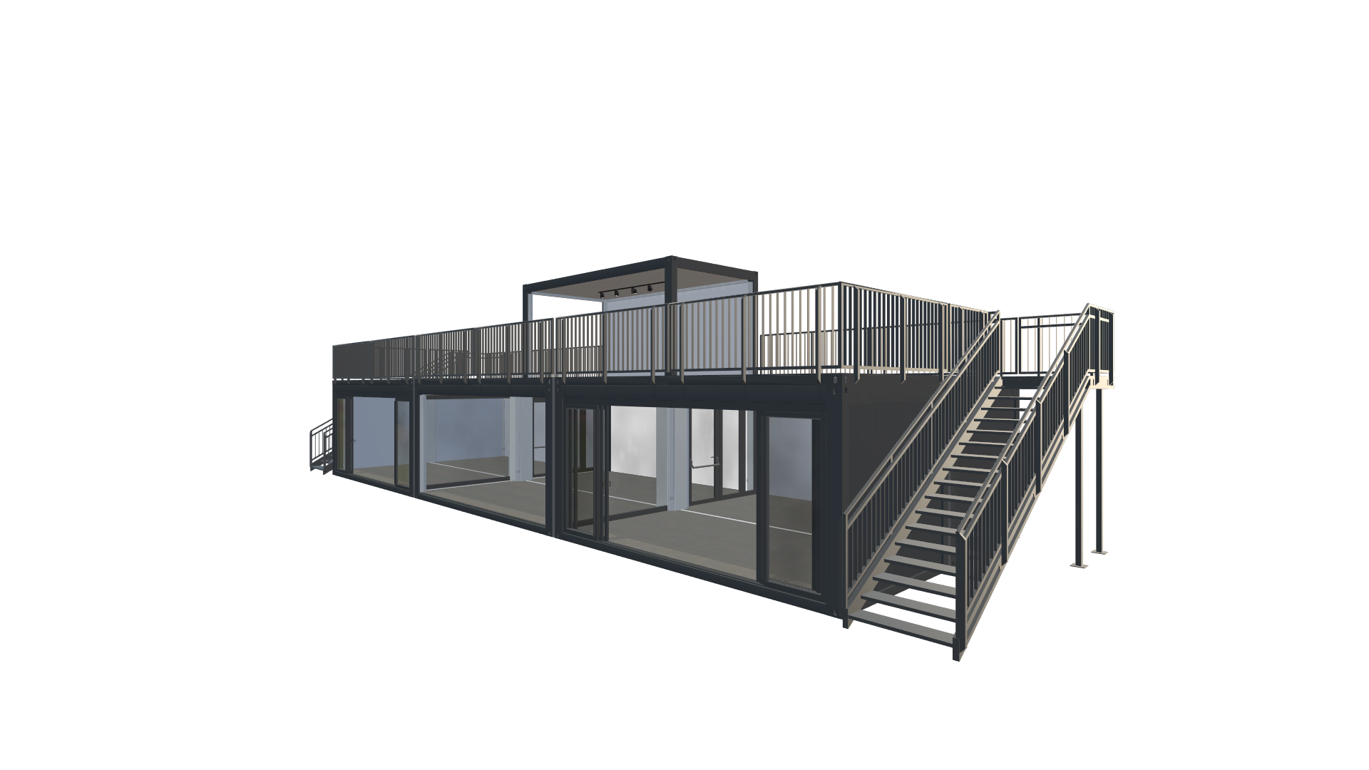 Eventcontainer Vario-Line | PREFAB 26 - Screenshot - Vorne Rechts