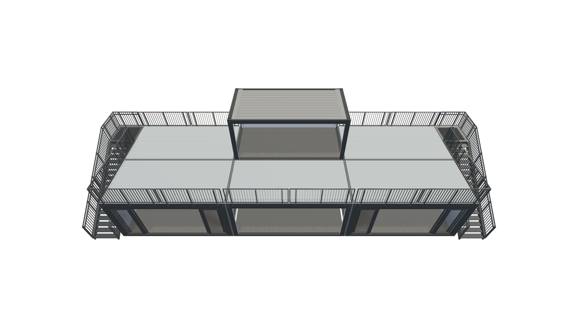 Eventcontainer Vario-Line | PREFAB 26 - Schräg Oben Eventcontainer Vario-Line | PREFAB 26 - Screenshot - Schräg Oben