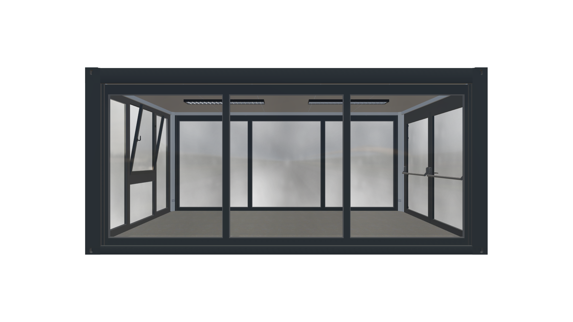 Eventcontainer Vario-Line | PREFAB 7 - Frontal Eventcontainer Vario-Line | PREFAB 7 - Screenshot - Frontal