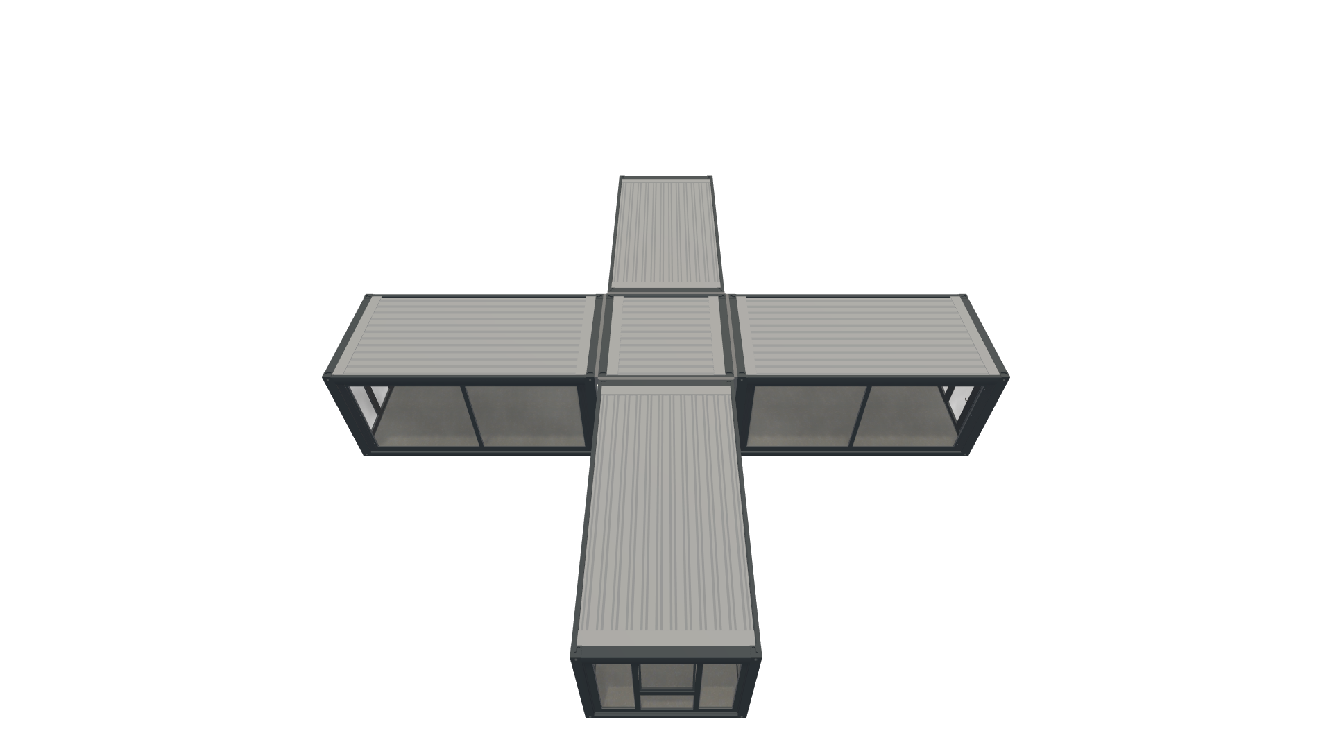 Eventcontainer Vario-Line | PREFAB 63 - Schräg Oben Eventcontainer Vario-Line | PREFAB 63 - Screenshot - Schräg Oben