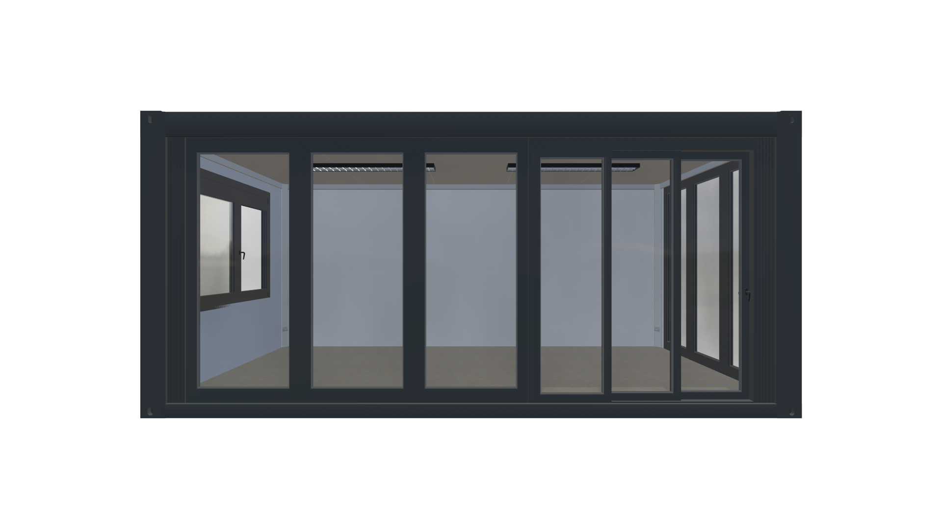 Eventcontainer Vario-Line | PREFAB 10 - Frontal Eventcontainer Vario-Line | PREFAB 10 - Screenshot - Frontal