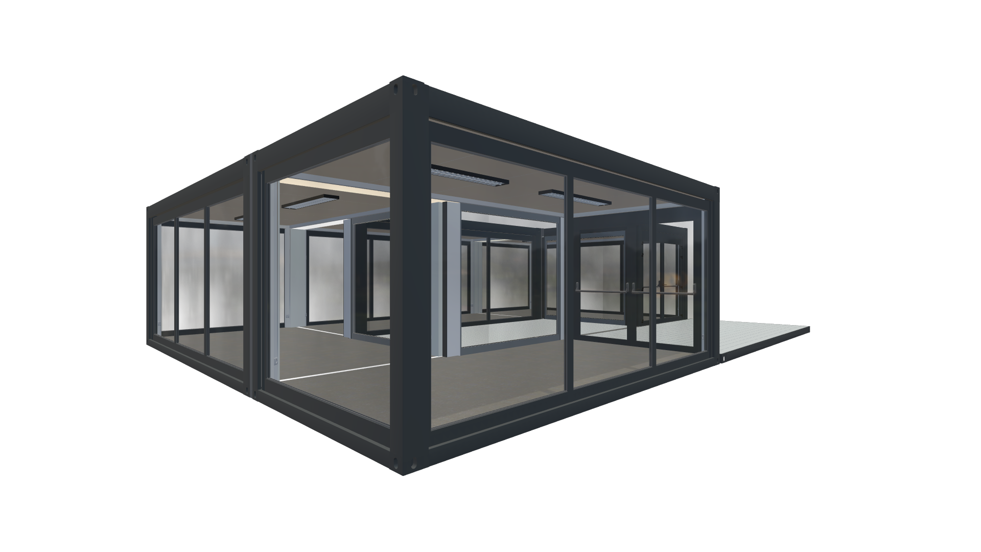 Eventcontainer Vario-Line | PREFAB 23 - Vorne Links Eventcontainer Vario-Line | PREFAB 23 - Screenshot - Vorne Links