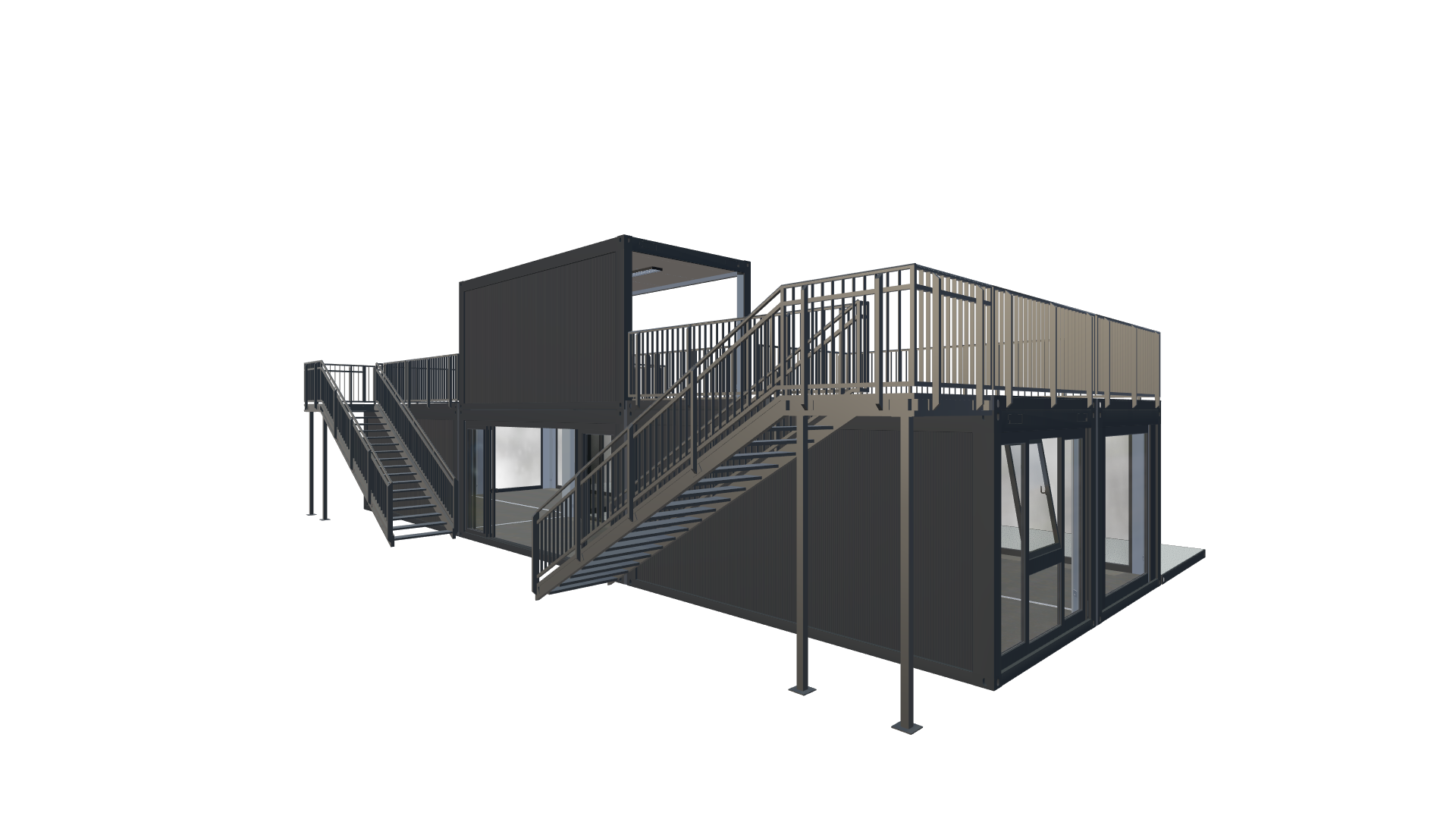 Eventcontainer Vario-Line | PREFAB 84 - Hinten Links Eventcontainer Vario-Line | PREFAB 84 - Screenshot - Hinten Links