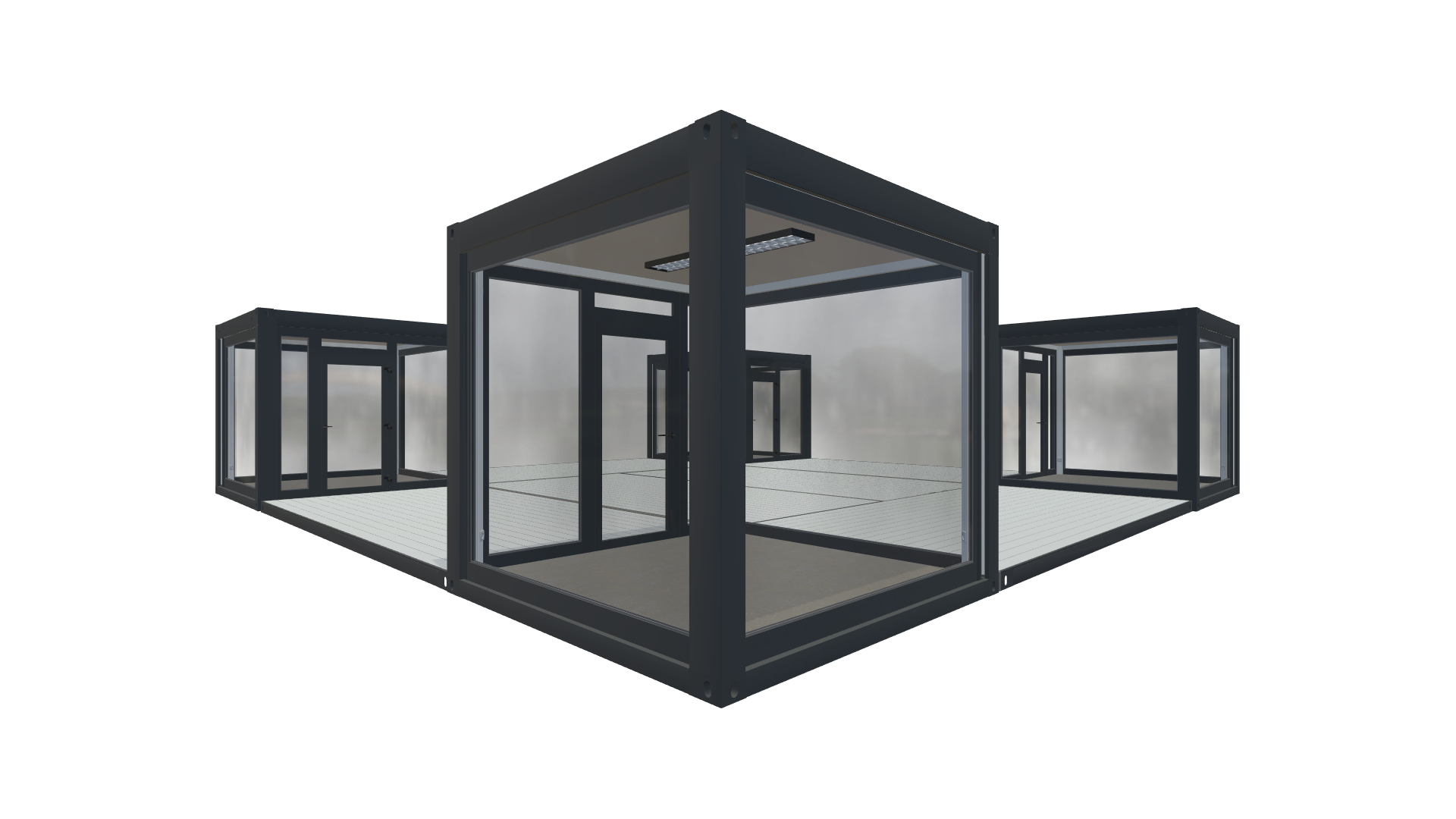 Eventcontainer Vario-Line | PREFAB 75 - Vorne Links Eventcontainer Vario-Line | PREFAB 75 - Screenshot - Vorne Links