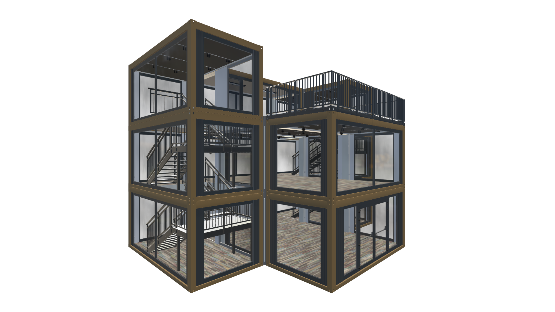 Eventcontainer Vario-Line | PREFAB 97 - Vorne Links Eventcontainer Vario-Line | PREFAB 97 - Screenshot - Vorne Links