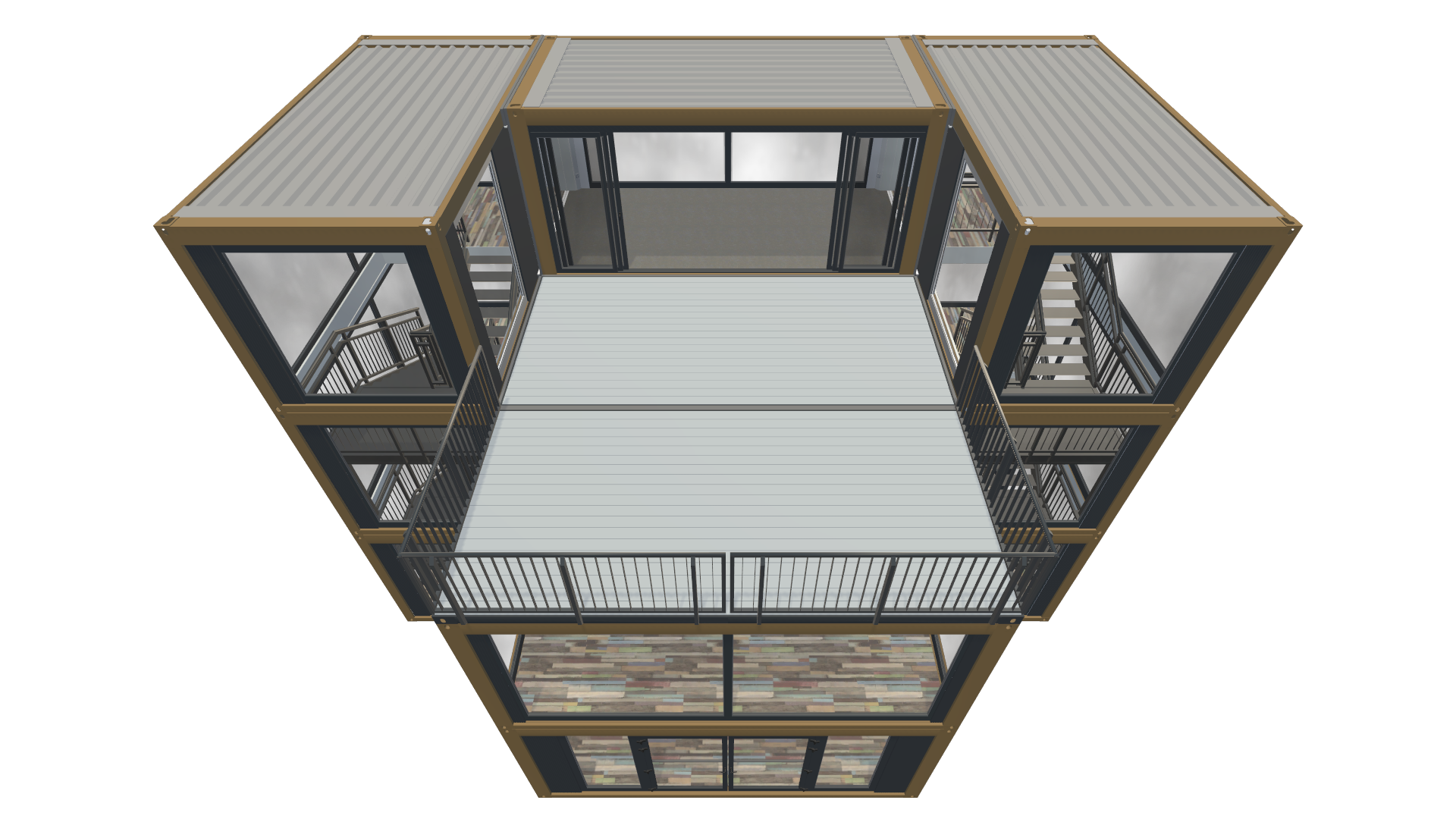 Eventcontainer Vario-Line | PREFAB 97 - Screenshot - Schräg Oben