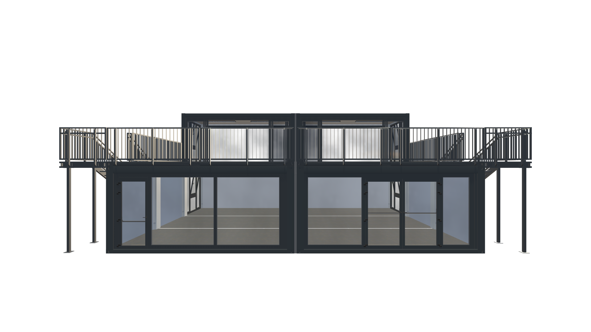 Eventcontainer Vario-Line | PREFAB 74 - Frontal Eventcontainer Vario-Line | PREFAB 74 - Screenshot - Frontal