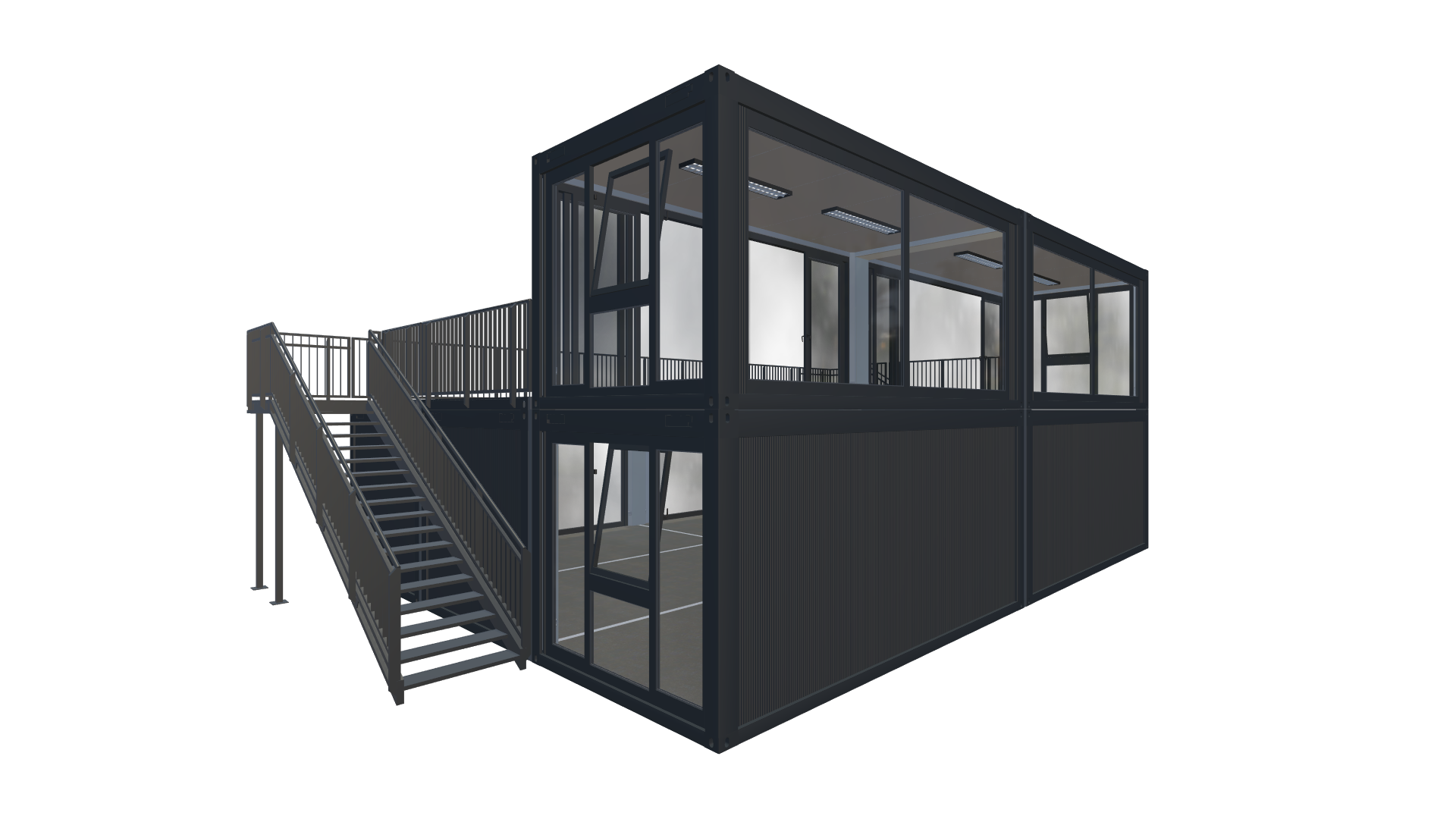 Eventcontainer Vario-Line | PREFAB 74 - Hinten Rechts Eventcontainer Vario-Line | PREFAB 74 - Screenshot - Hinten Rechts