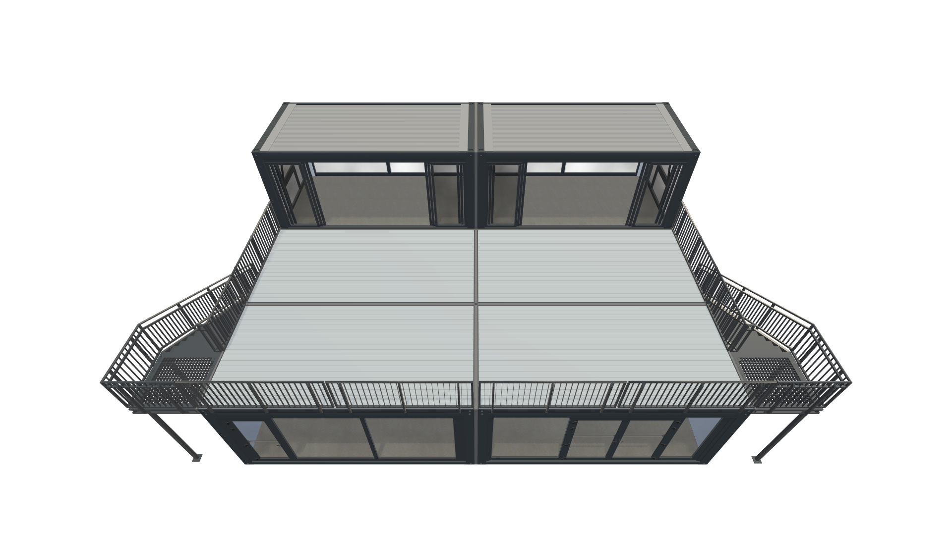 Eventcontainer Vario-Line | PREFAB 74 - Screenshot - Schräg Oben