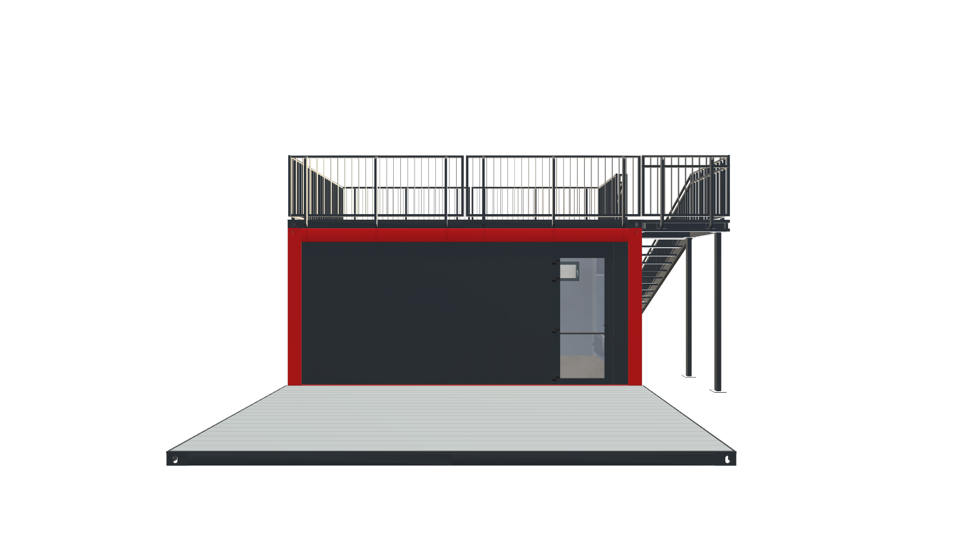 Eventcontainer Vario-Line | PREFAB 92 - Frontal Eventcontainer Vario-Line | PREFAB 92 - Screenshot - Frontal