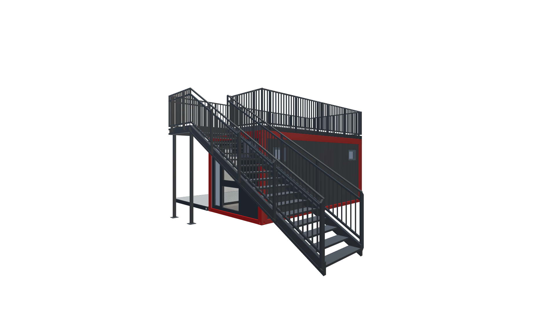 Eventcontainer Vario-Line | PREFAB 92 - Screenshot - Hinten Rechts