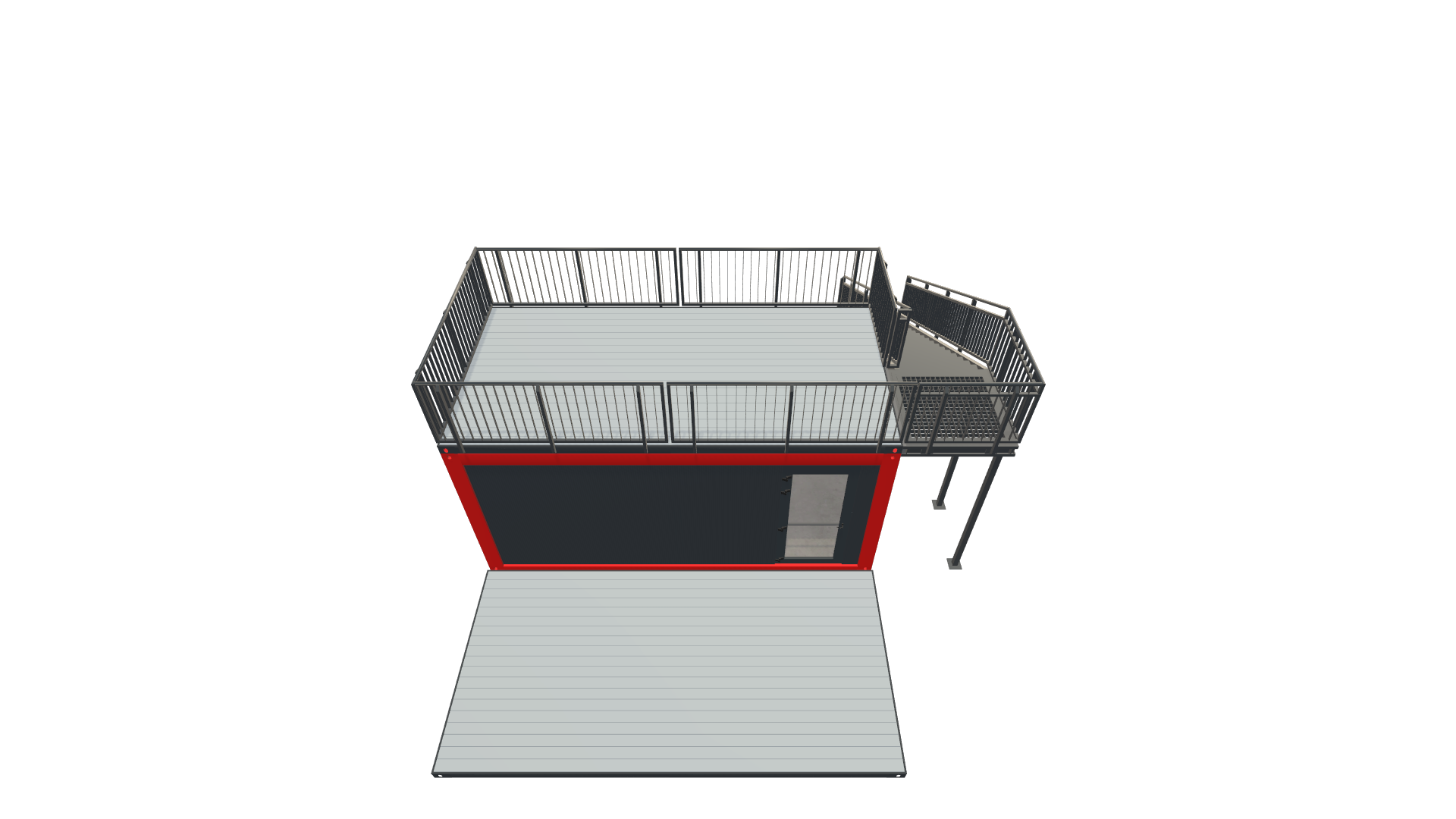 Eventcontainer Vario-Line | PREFAB 92 - Screenshot - Schräg Oben