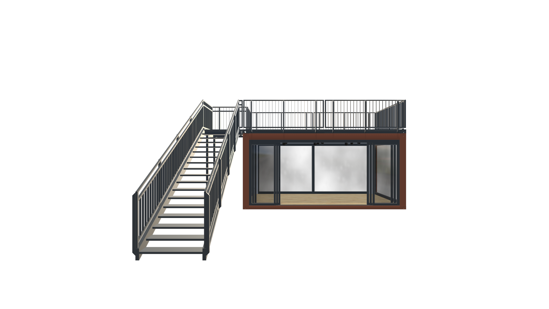 Eventcontainer Vario-Line | PREFAB 86 - Frontal Eventcontainer Vario-Line | PREFAB 86 - Screenshot - Frontal