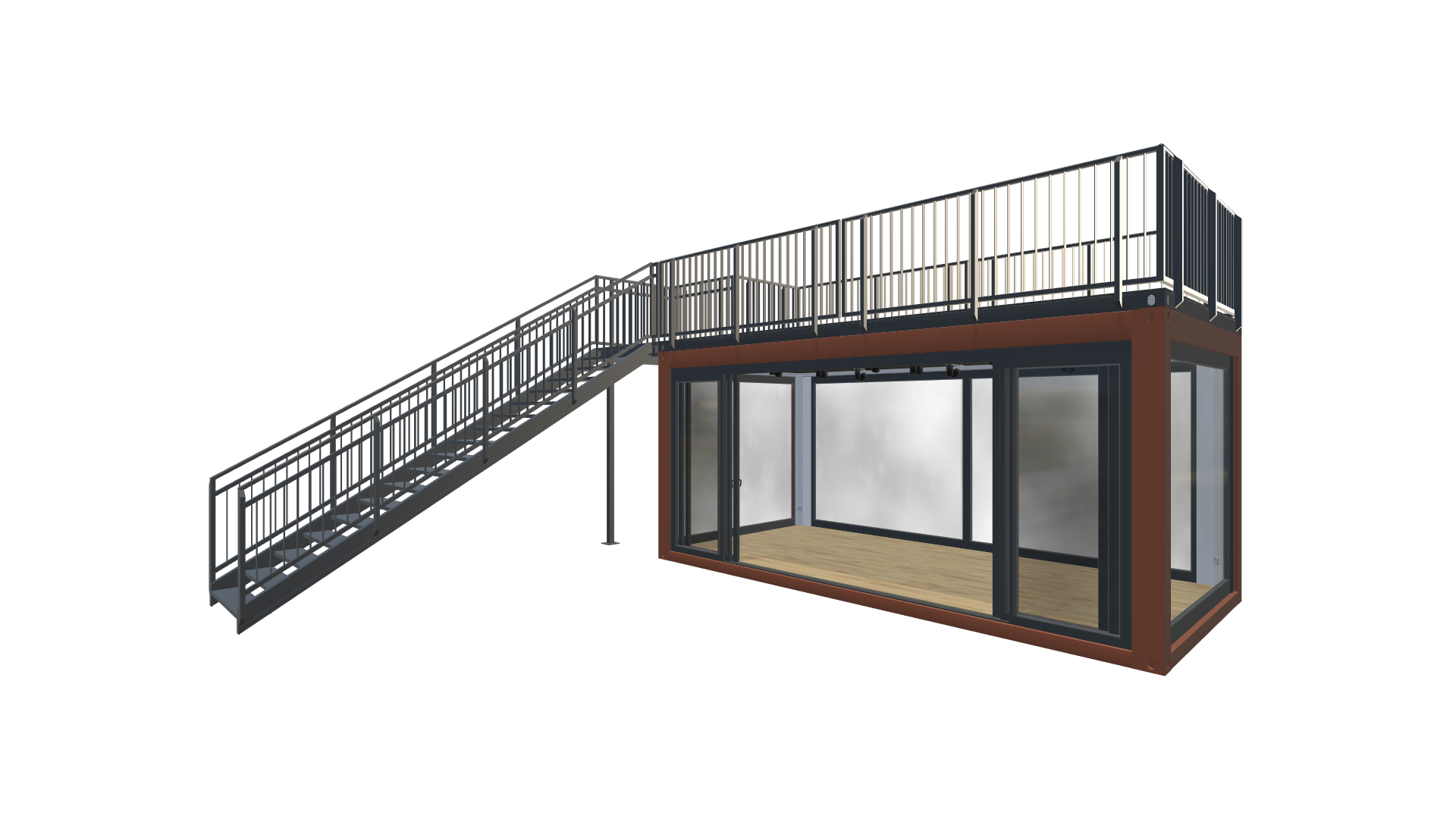 Eventcontainer Vario-Line | PREFAB 86 - Screenshot - Vorne Rechts