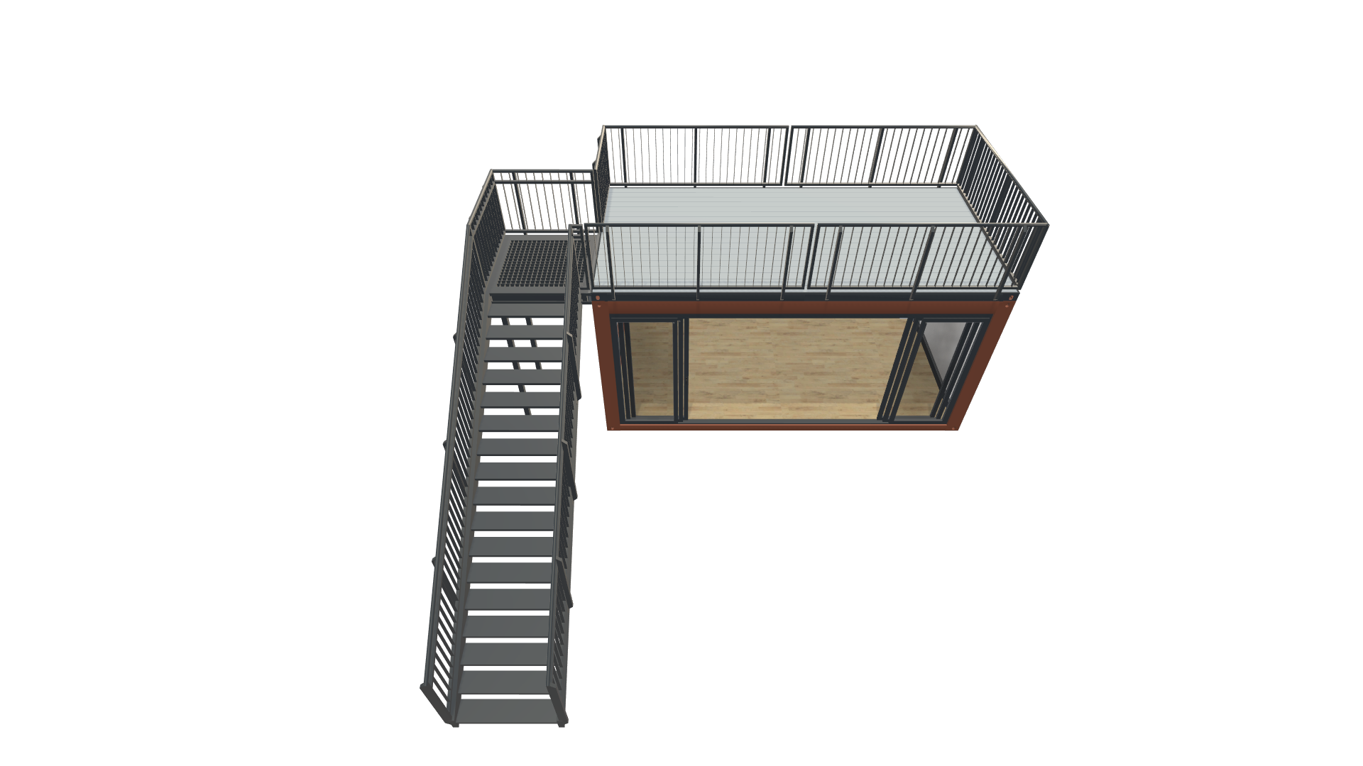 Eventcontainer Vario-Line | PREFAB 86 - Screenshot - Schräg Oben