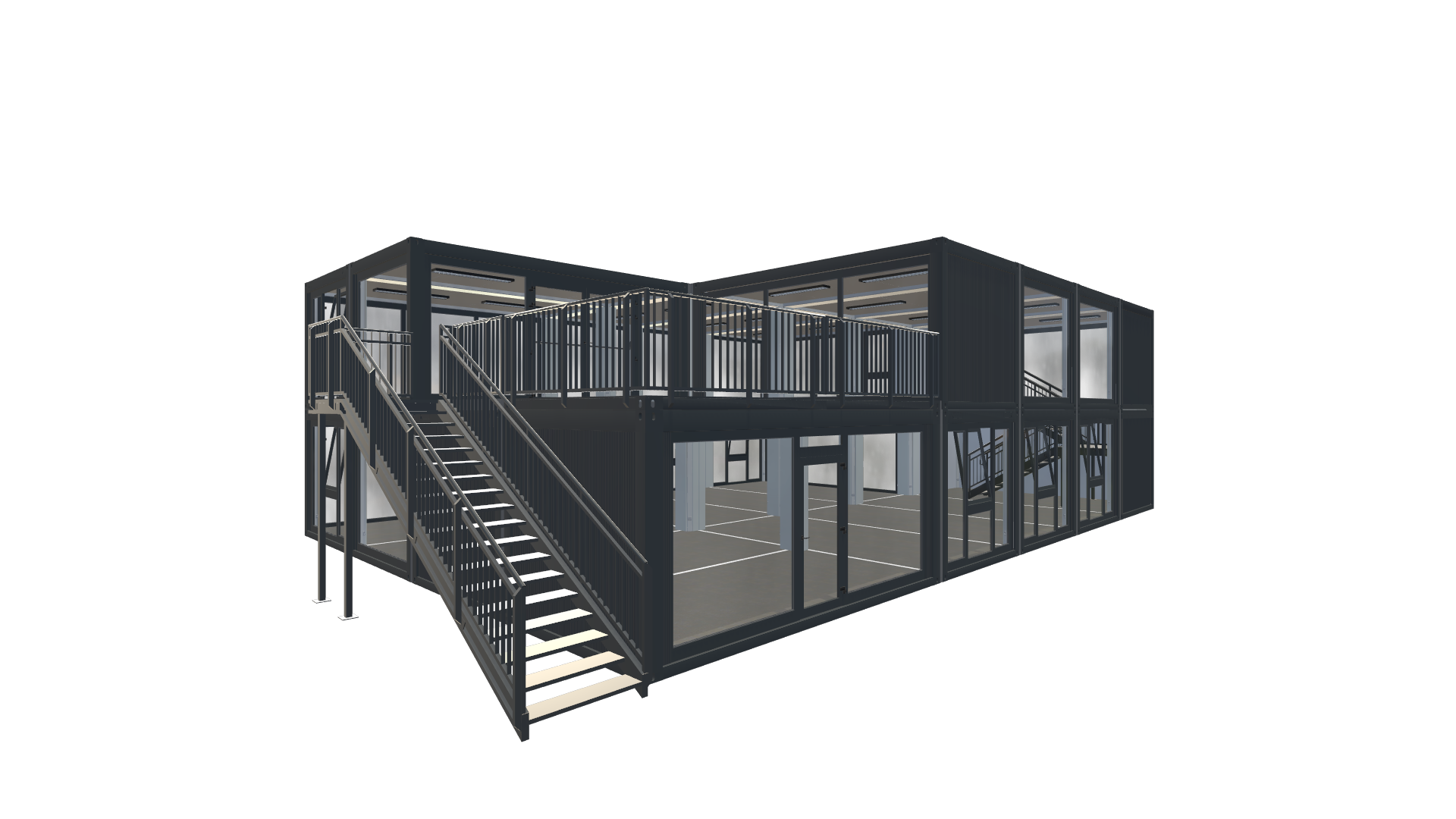 Eventcontainer Vario-Line | PREFAB 76 - Vorne Links Eventcontainer Vario-Line | PREFAB 76 - Screenshot - Vorne Links