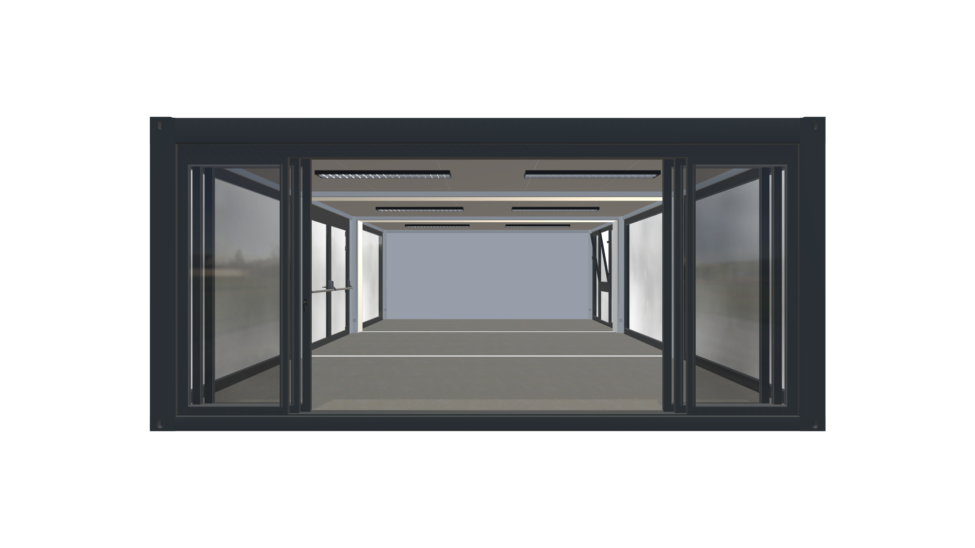 Eventcontainer Vario-Line | PREFAB 68 - Frontal Eventcontainer Vario-Line | PREFAB 68 - Screenshot - Frontal